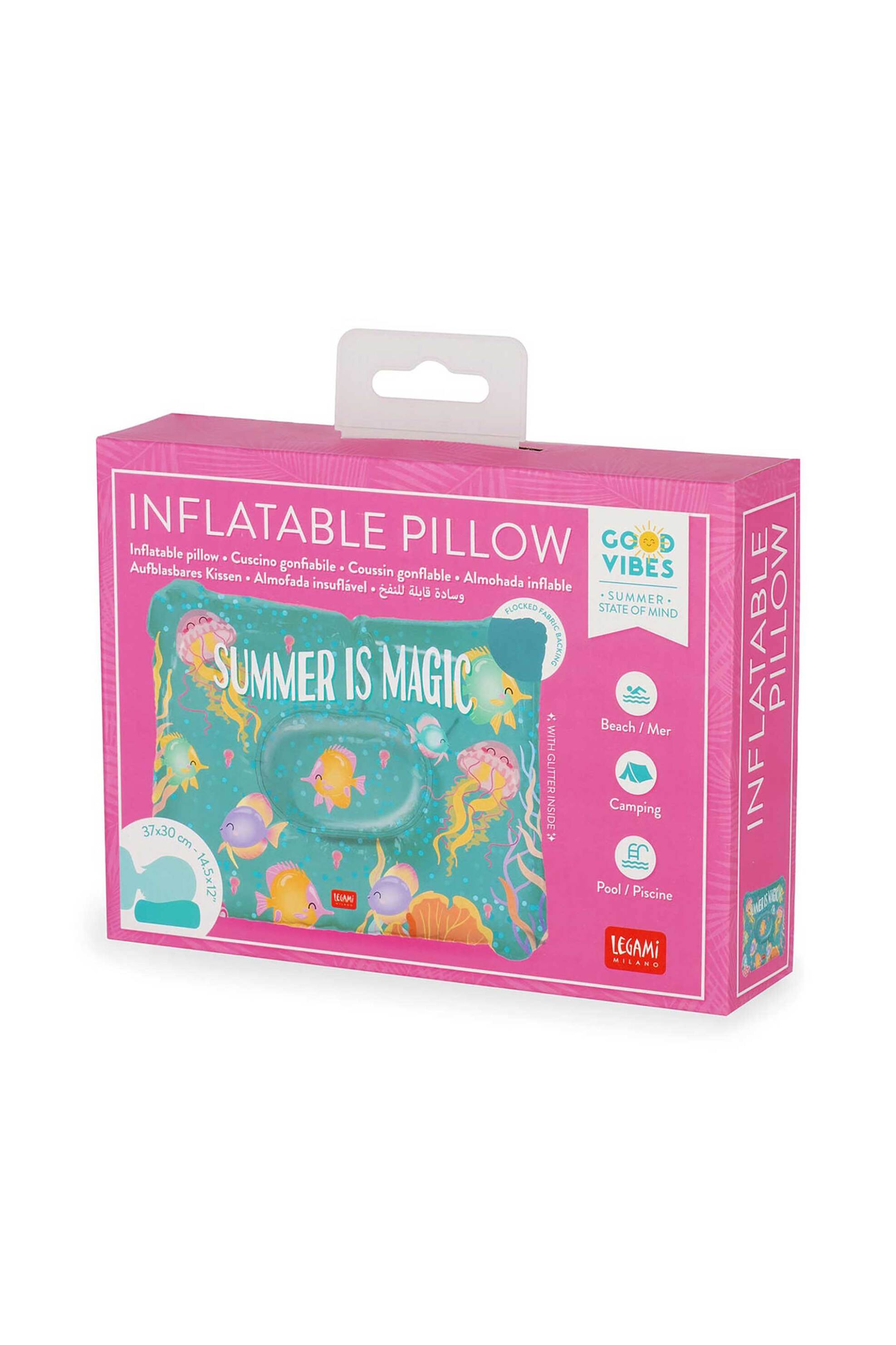 Legami Summer is Magic Inflatable Pillow - 8052694122416