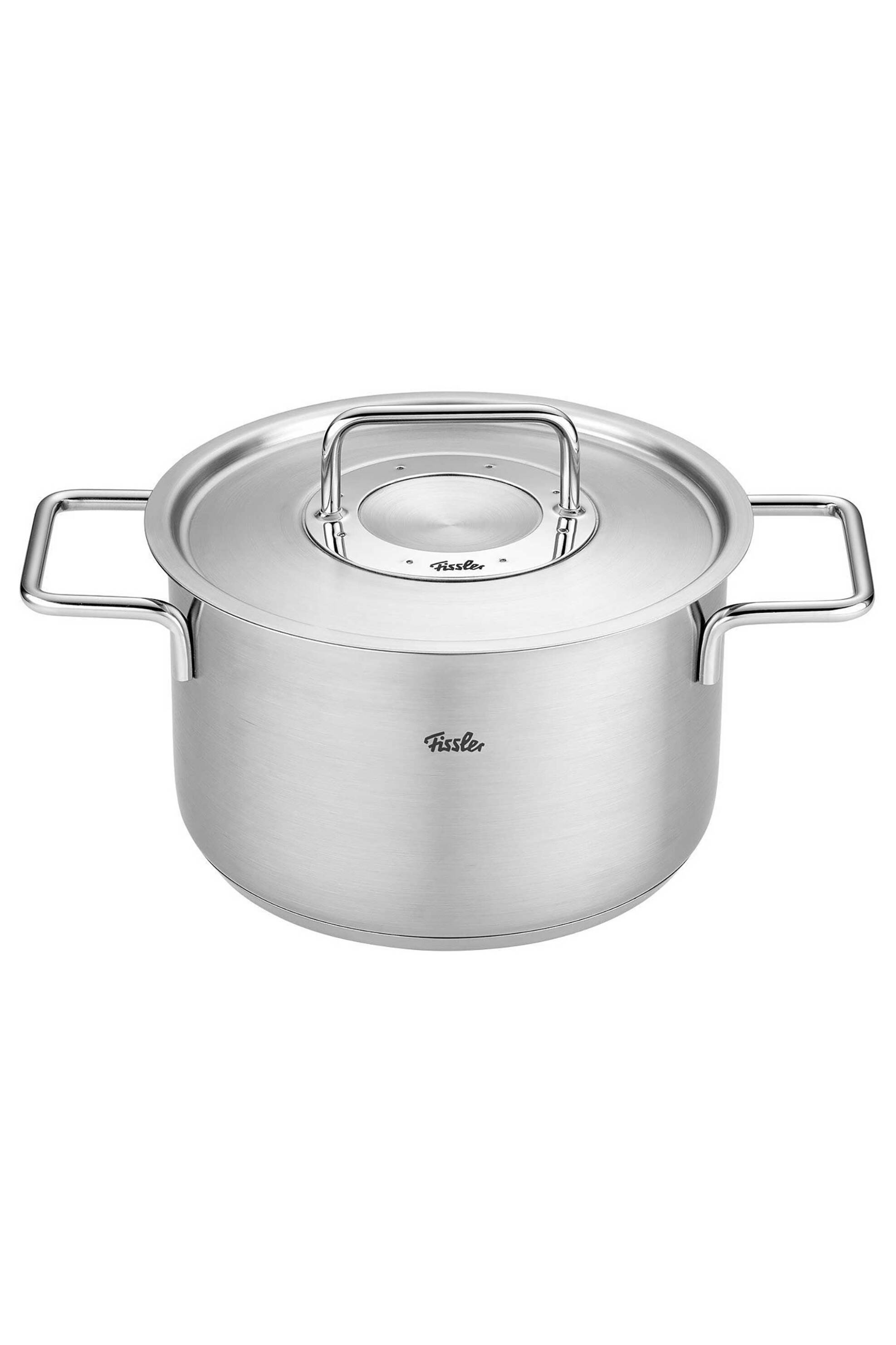 Fissler ανοξείδωτη κατσαρόλα με μεταλλικό καπάκι 20 cm "Pure" - 8611420000 φωτογραφία