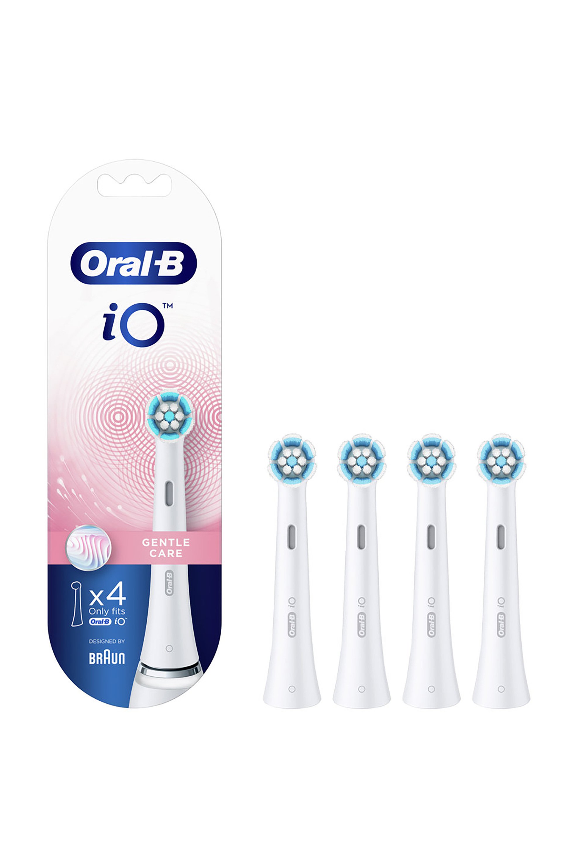BRAUN Βraun Ανταλλακτικά Βουρτσάκια Oral-B iO Gentle Care (4 τεμάχια) - 81769563