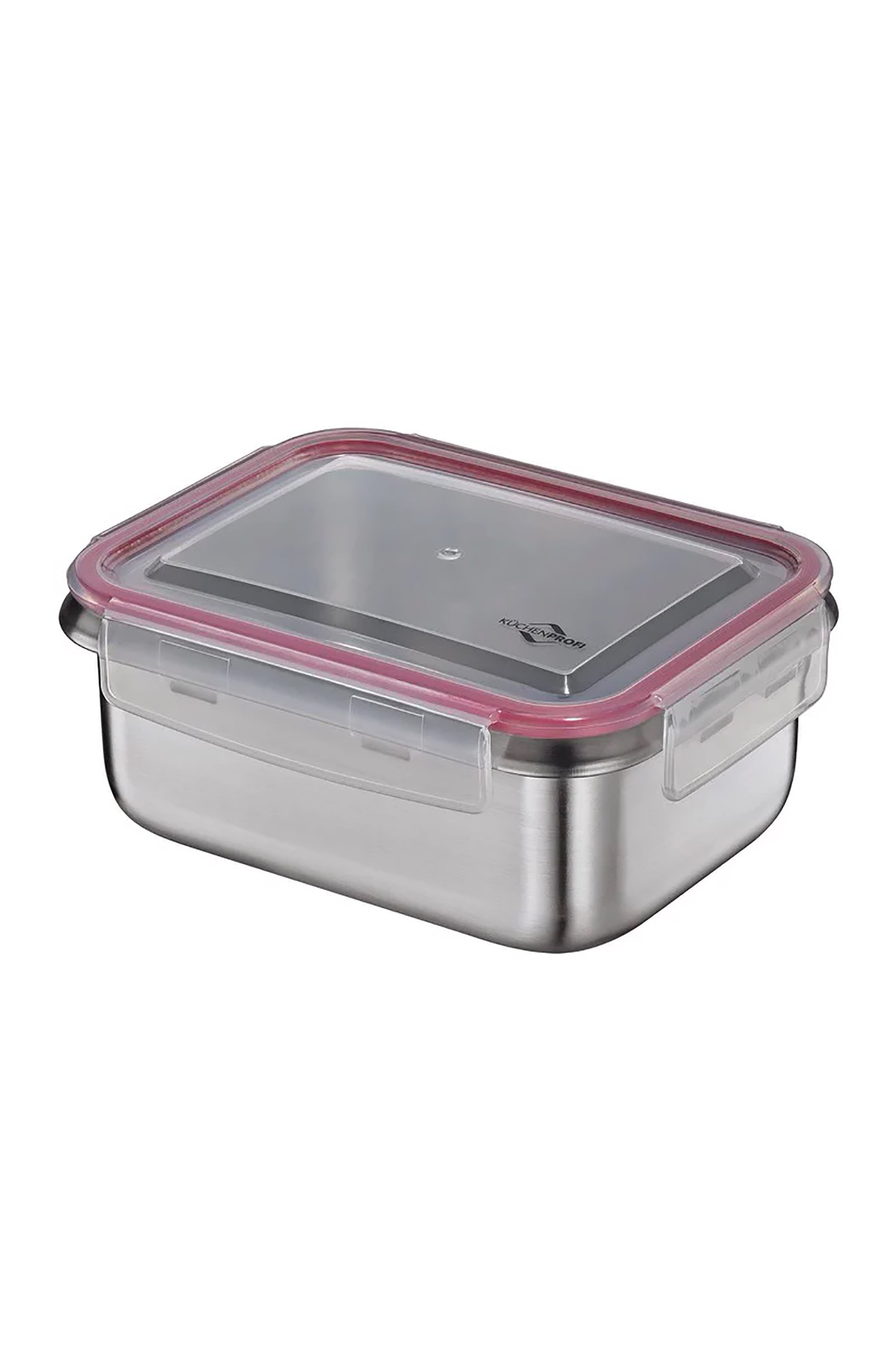 Küchenprofi ανοξείδωτο μπολ αποθήκευσης φαγητού με καπάκι 14 χ 18.5 χ 7.5 cm - 1001662800