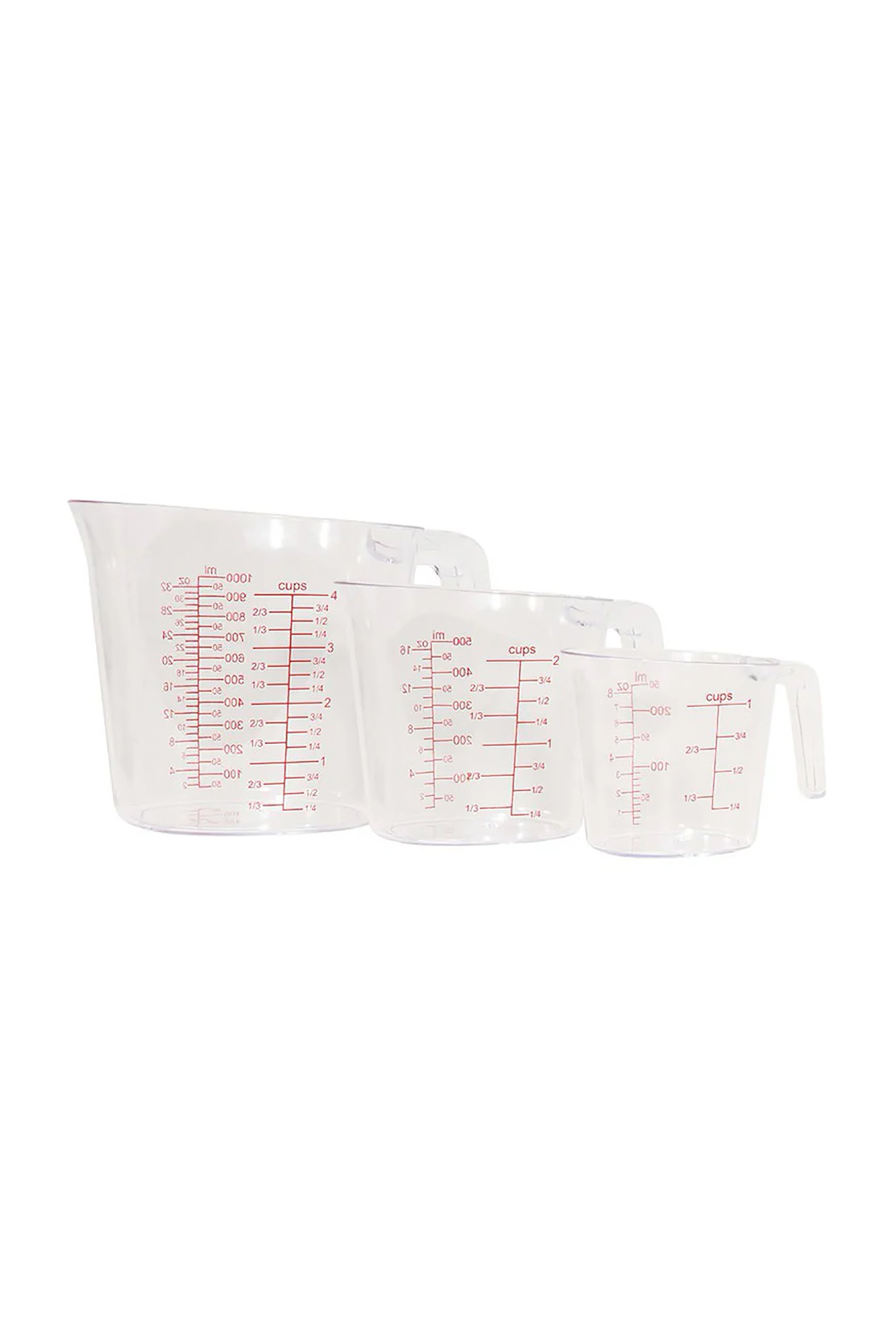 PATISSE Patisse μεζούρες 3 τεμαχίων 250ml, 500ml & 1lt - 221.02490