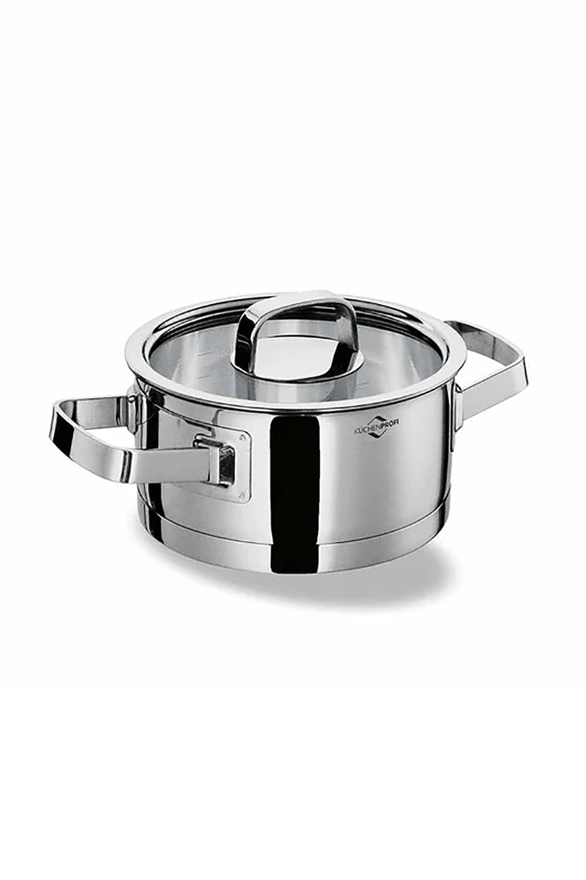 Küchenprofi κατσαρόλα ανοξείδωτη με γυάλινο καπάκι "San Remo" 16 cm 1.25 lt - 2390042816