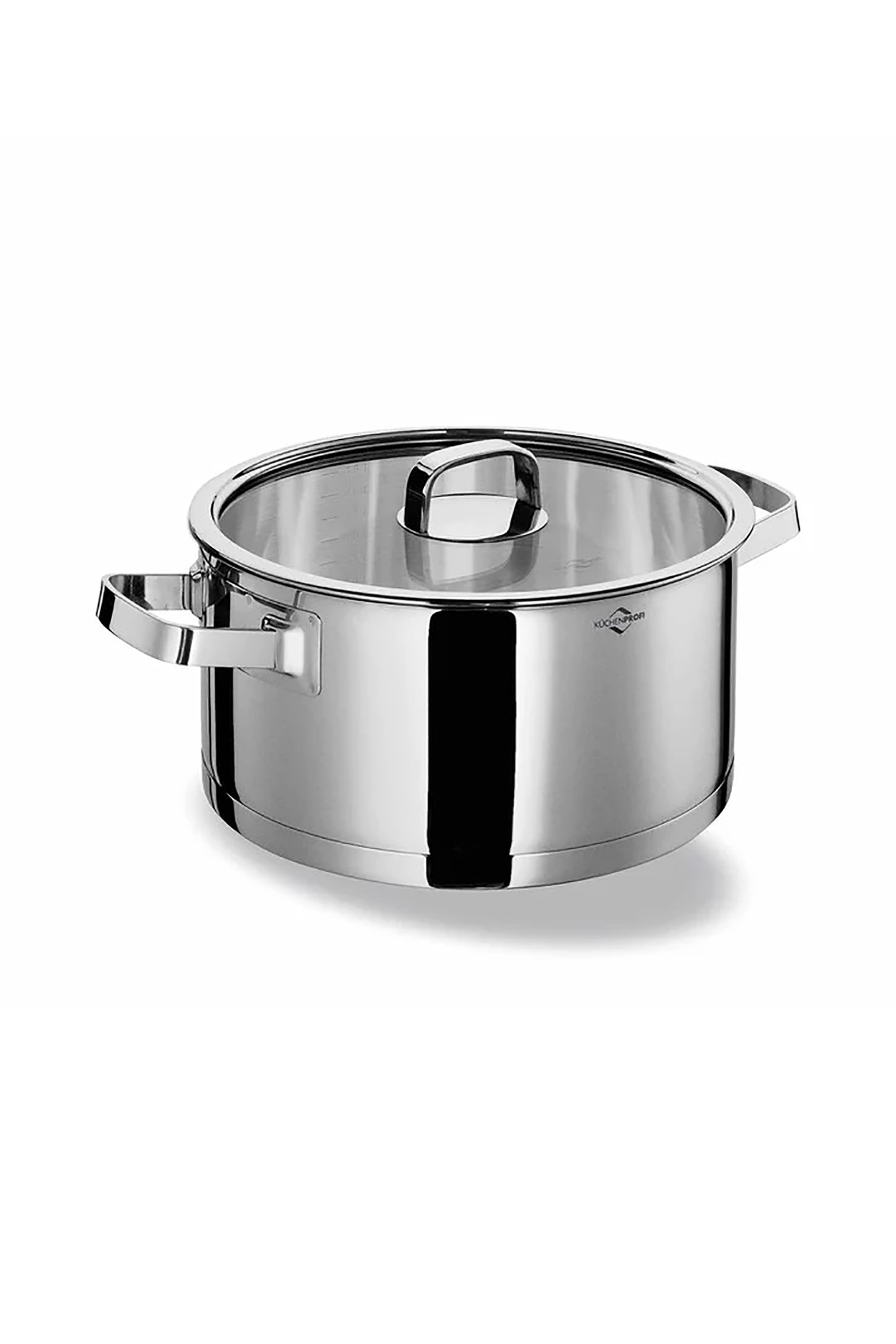 Küchenprofi κατσαρόλα ανοξείδωτη με γυάλινο καπάκι ''San Remo'' 24 cm - 4.5 lt - 2390042824