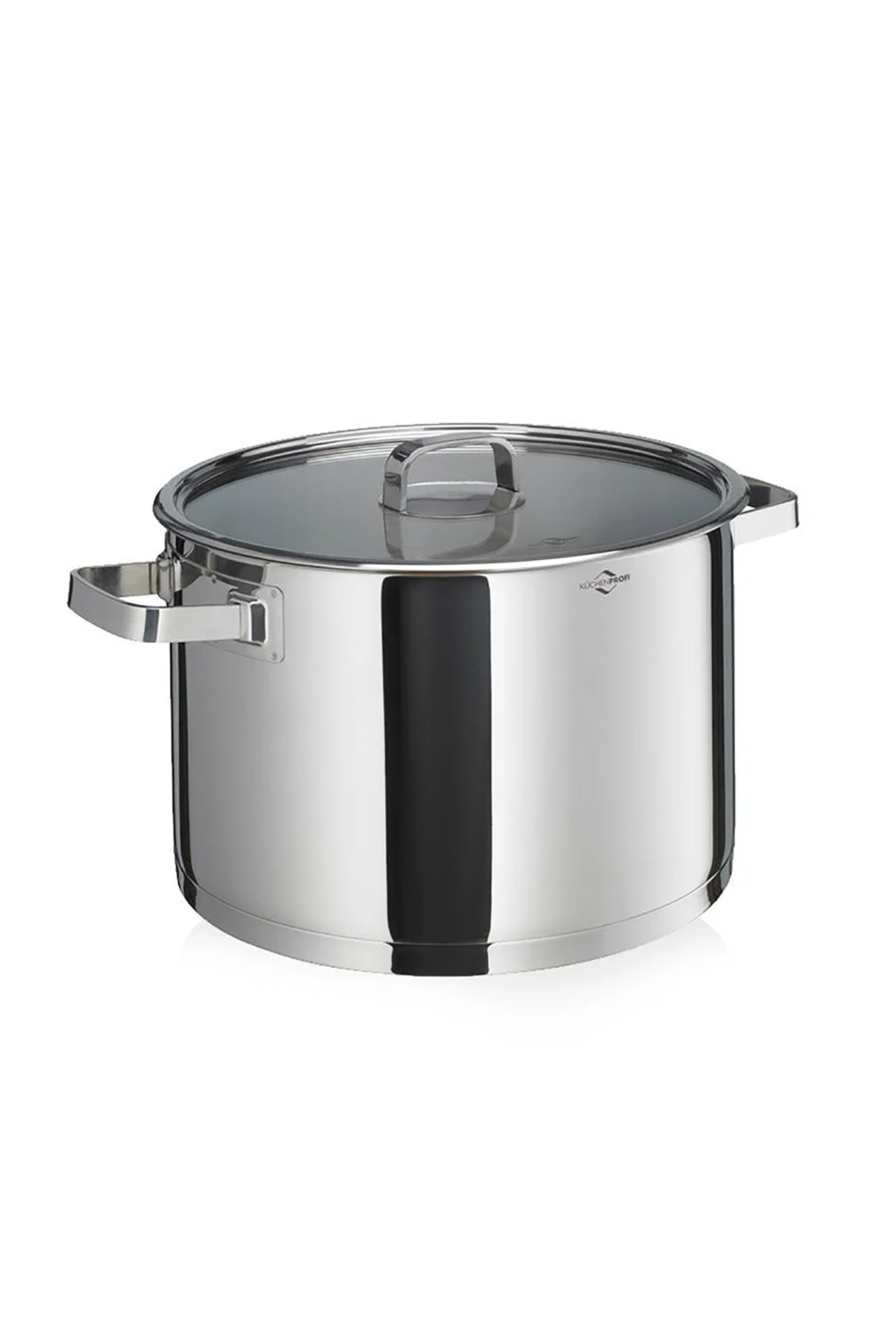 Küchenprofi μαρμίτα ανοξείδωτη με γυάλινο καπάκι ''San Remo'' 26 cm - 8.5 lt - 2390032826