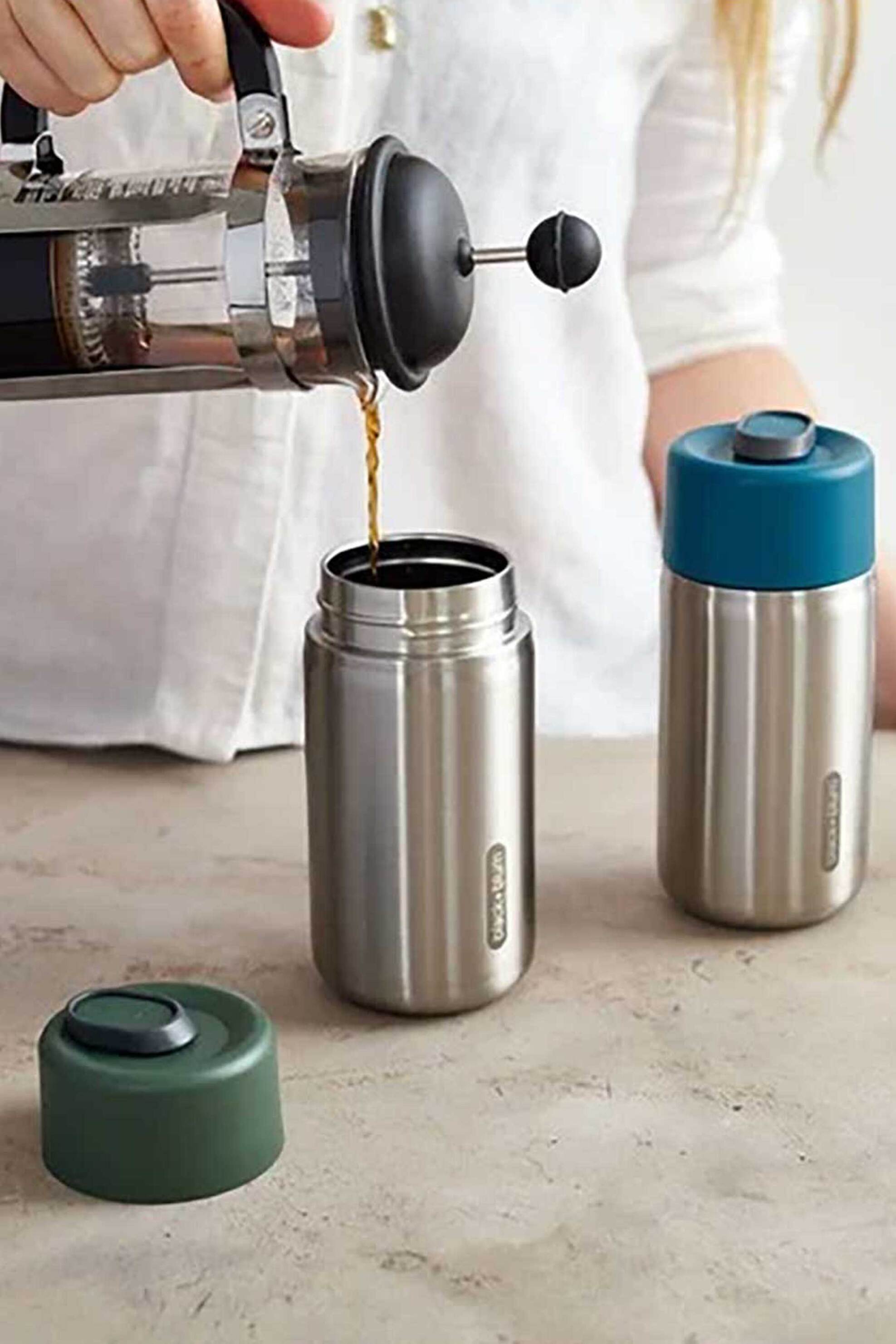 Black & Blum ανοξείδωτη κούπα θερμομονωτική με πράσινο καπάκι 340 ml - TC-SS010 φωτογραφία