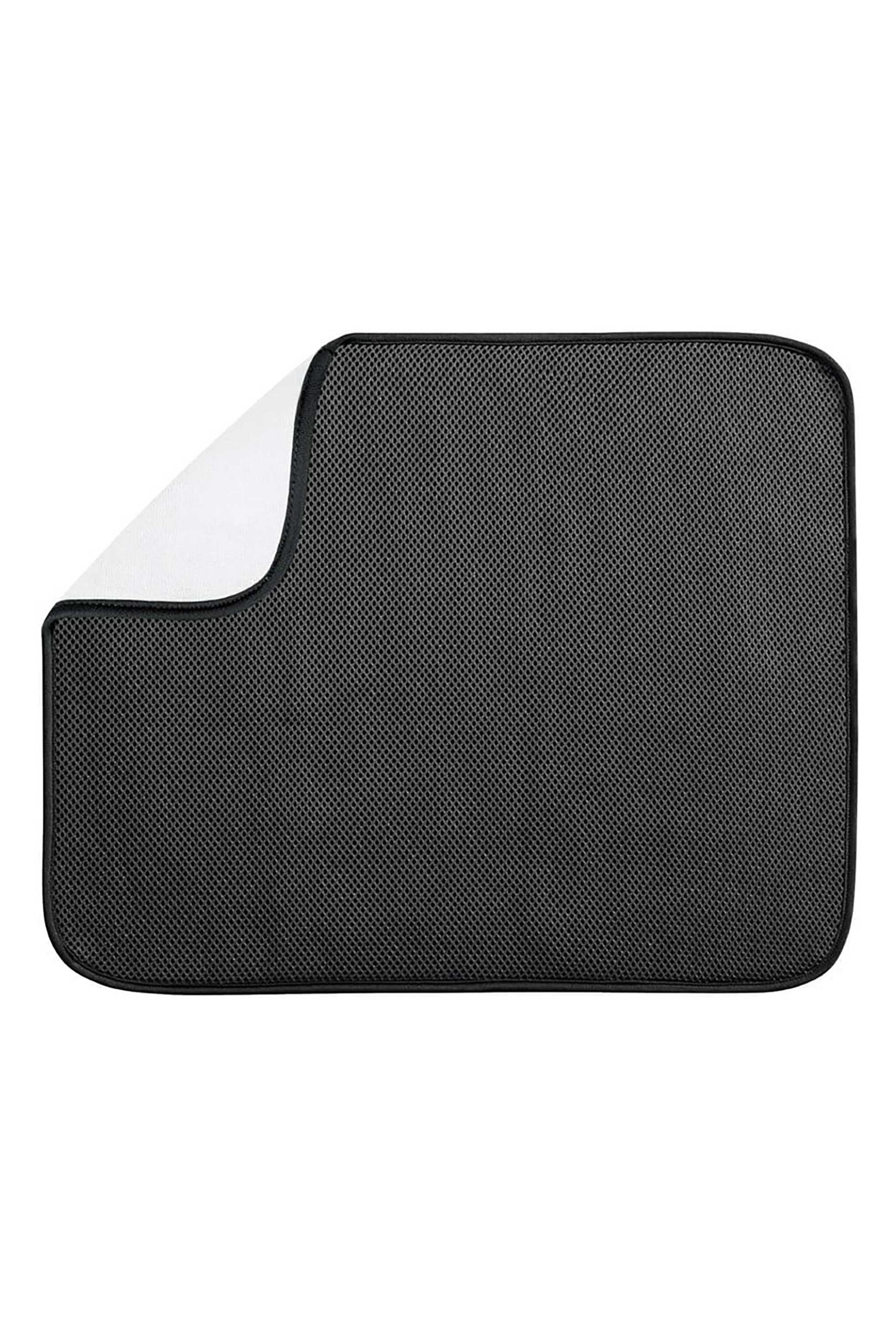 INTERDESIGN Interdesign συνθετική επιφάνεια στεγνώματος Large 45,7 x 40,6 cm μαύρη/λευκή - 40137EU