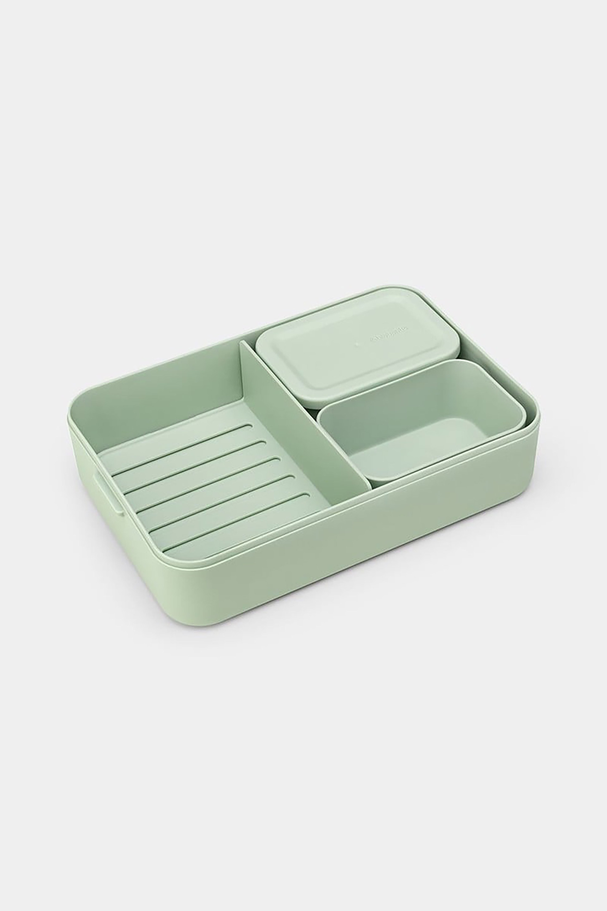 Brabantia δοχείο φαγητού με χωρίσματα από πλαστικό "Make & Take" 25,5 x 16,7 x 6,2 cm 2 L - 081.2035/27 φωτογραφία