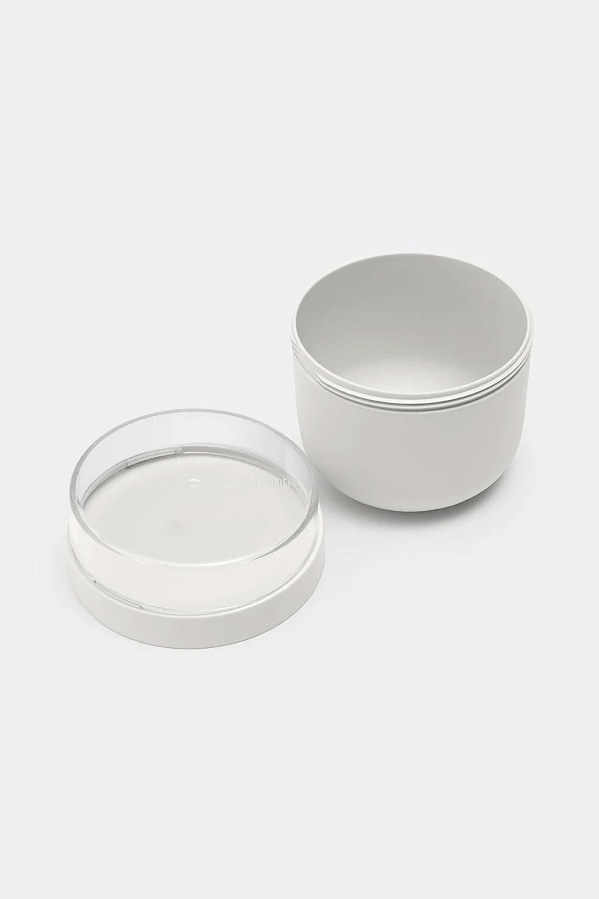 Brabantia στρογγυλό δοχείο φαγητού με χώρισμα "Make & Take" 11 x 11 cm κρεμ - 081.2042/03 φωτογραφία