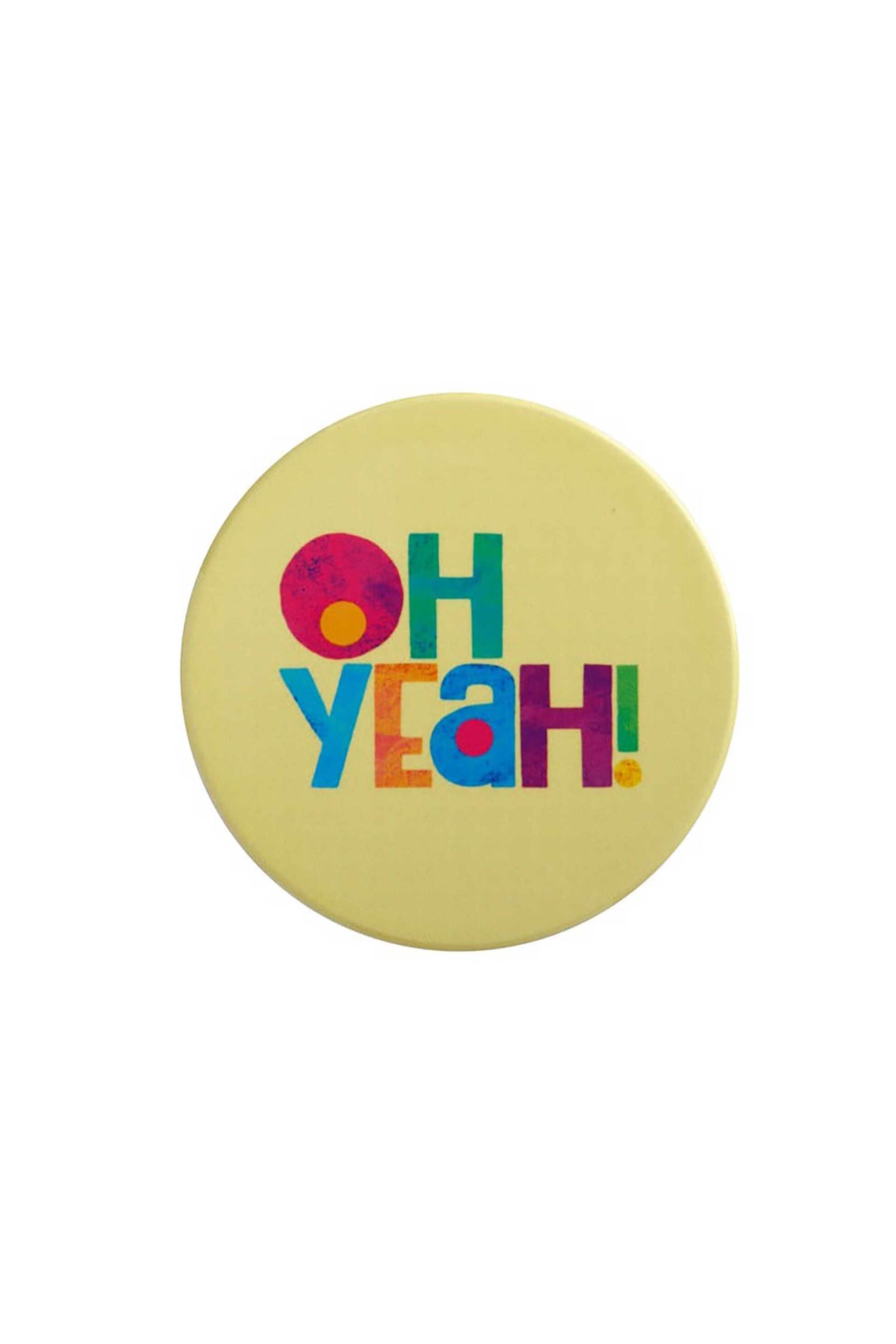 Home Maxwell & Williams κεραμικό σουβέρ με letter print "Oh Yeah" 10 cm - DU0377