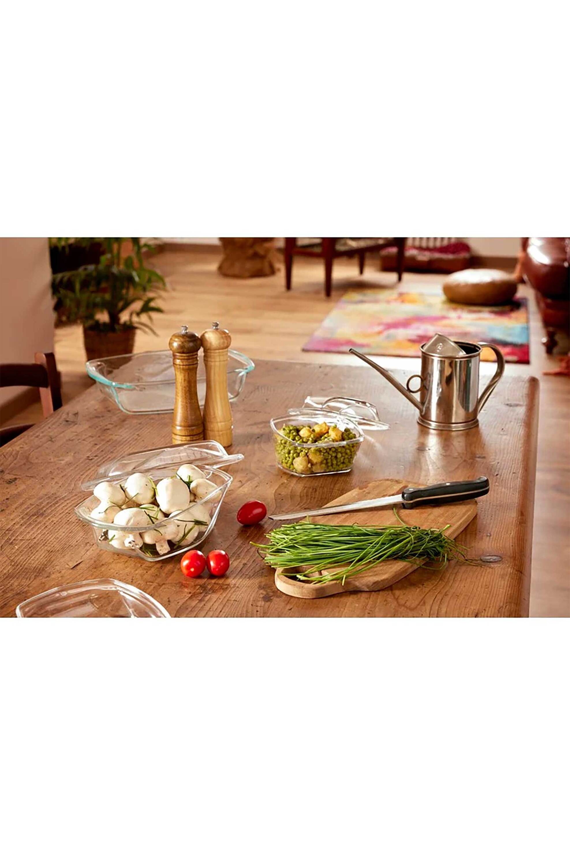 Chef Table γυάλινο παραλληλόγραμμο πυρίμαχο σκεύος 40 x 35 x 7,1 cm - 448798 φωτογραφία
