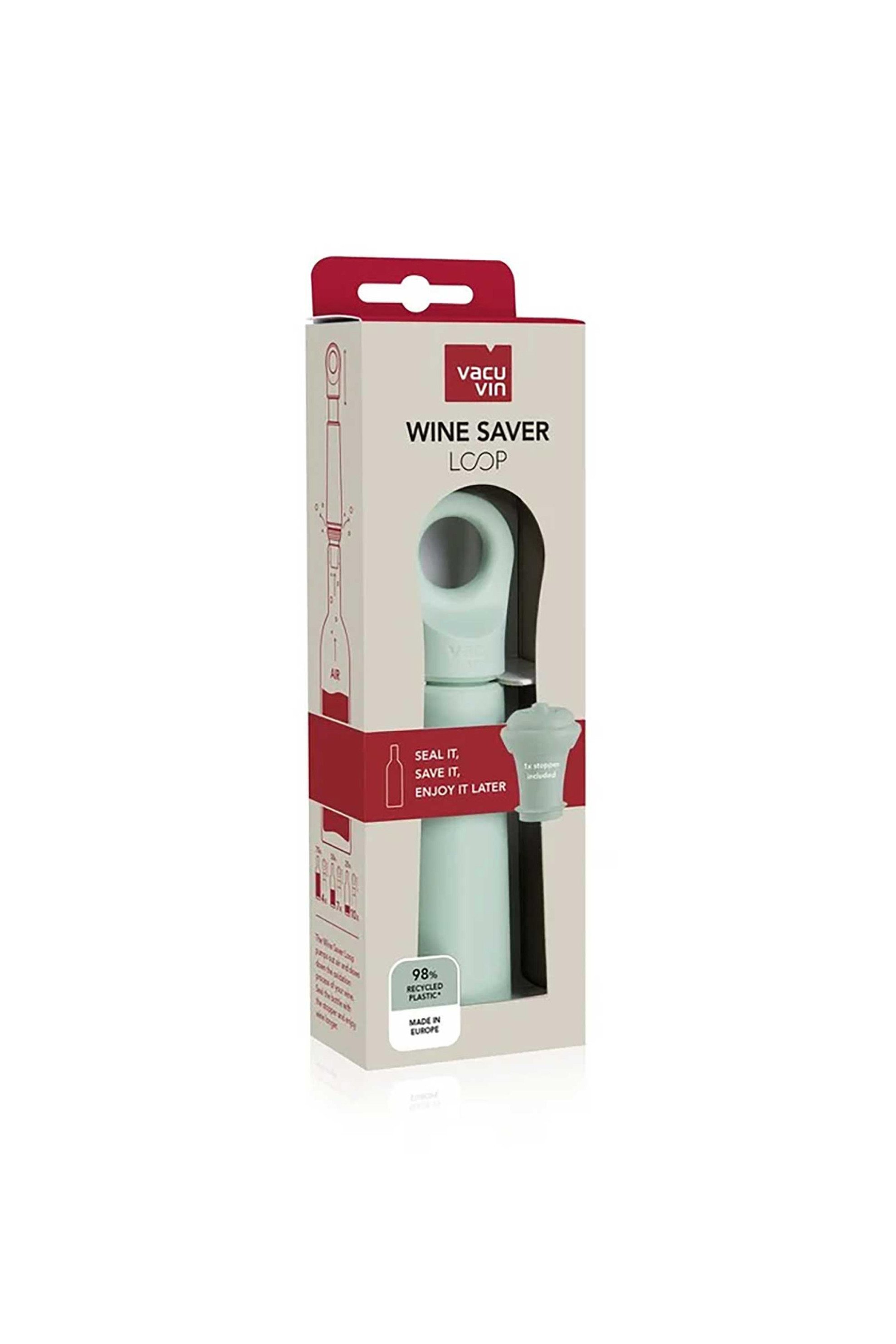 Vacu Vin αντλία αφαίρεσης αέρα Loop Jade 22 cm - 7816606 φωτογραφία