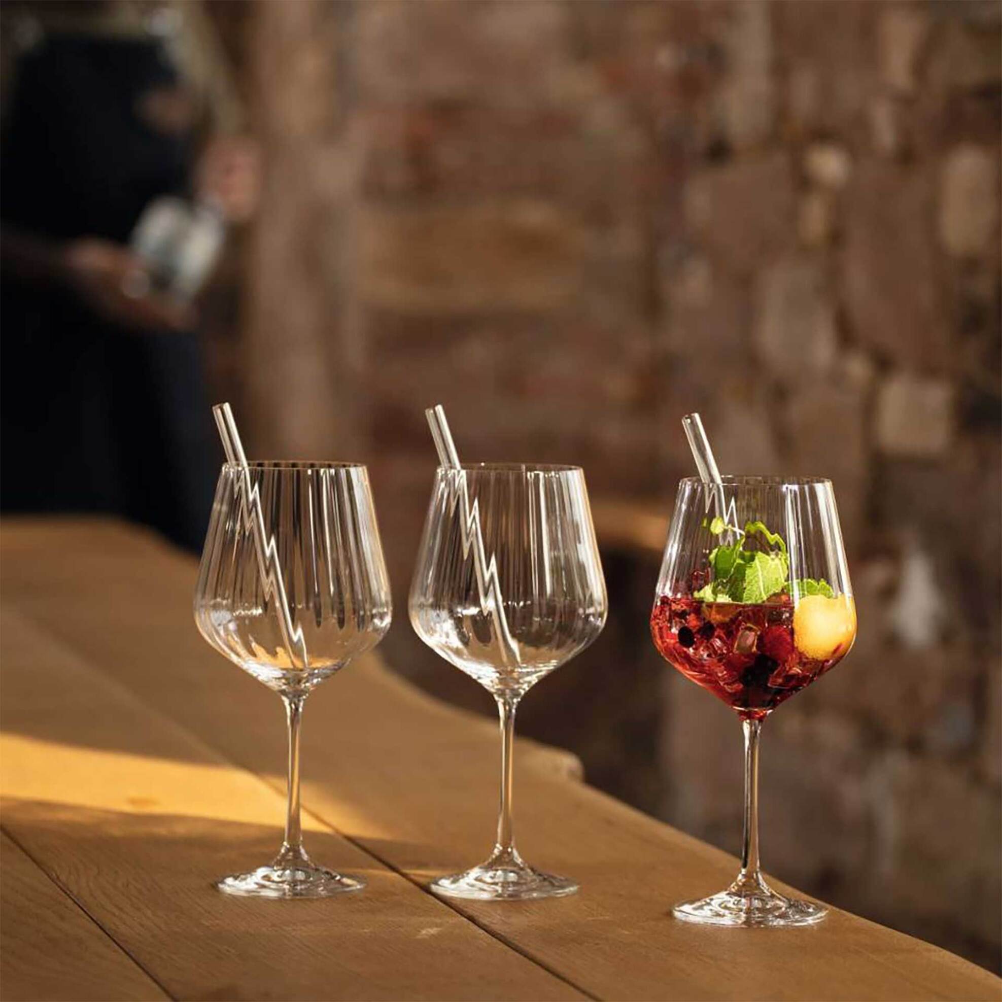 Nachtmann σετ ποτήρι gin & tonic/κρασιού με καλαμάκια 637ml (4 τεμάχια) - 103143 φωτογραφία