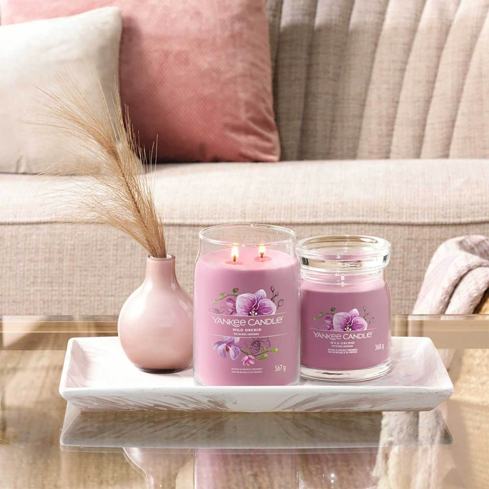 Yankee Candle αρωματικό κερί σε γυάλινο δοχείο medium "Signature Wild orchid" - 1630013E φωτογραφία