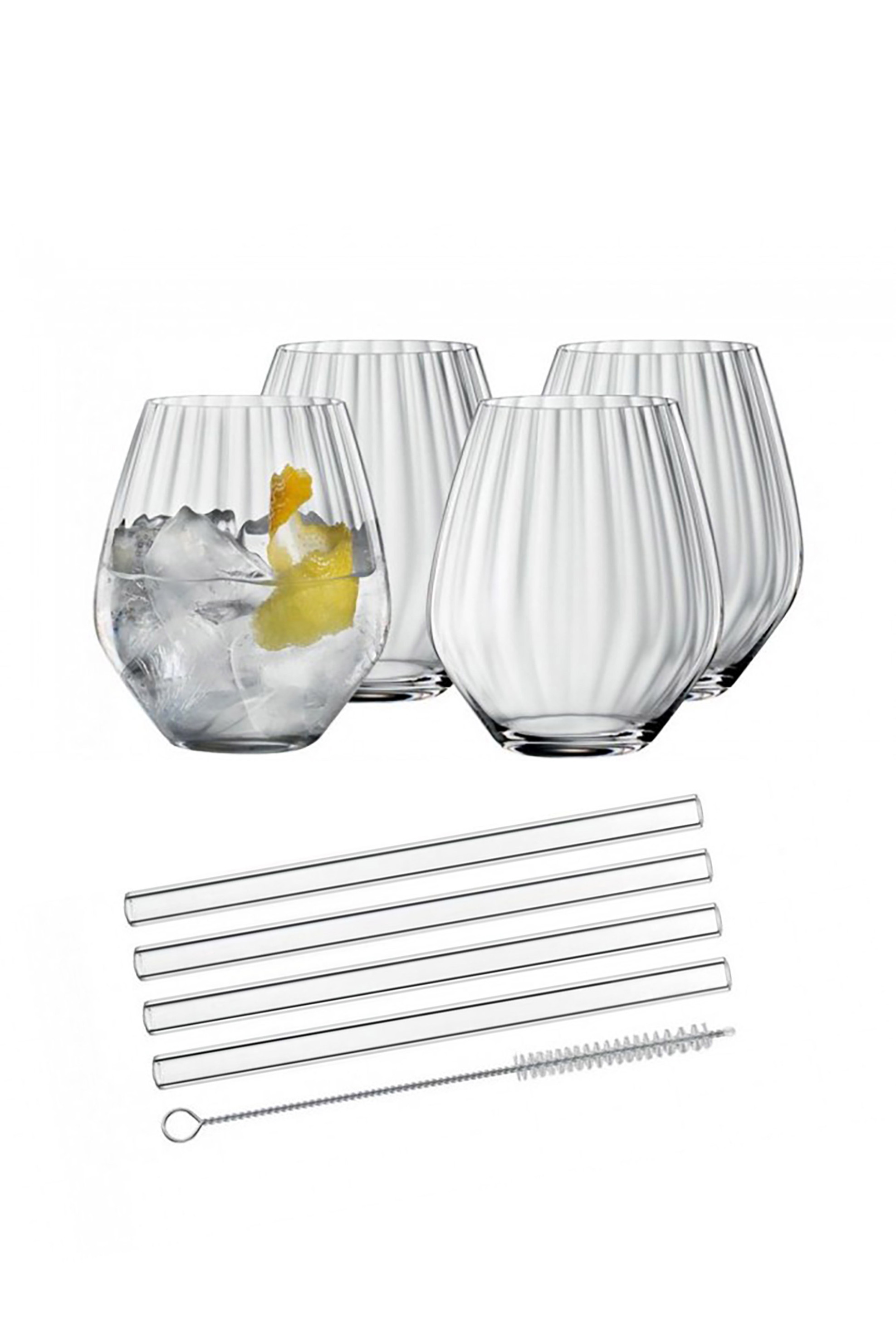 Home > ΚΟΥΖΙΝΑ > Υαλικά > Ποτήρια Nachtmann σετ 4 γυάλινα ποτήρια για gin & tonic με καλαμάκια 650 ml - 104367