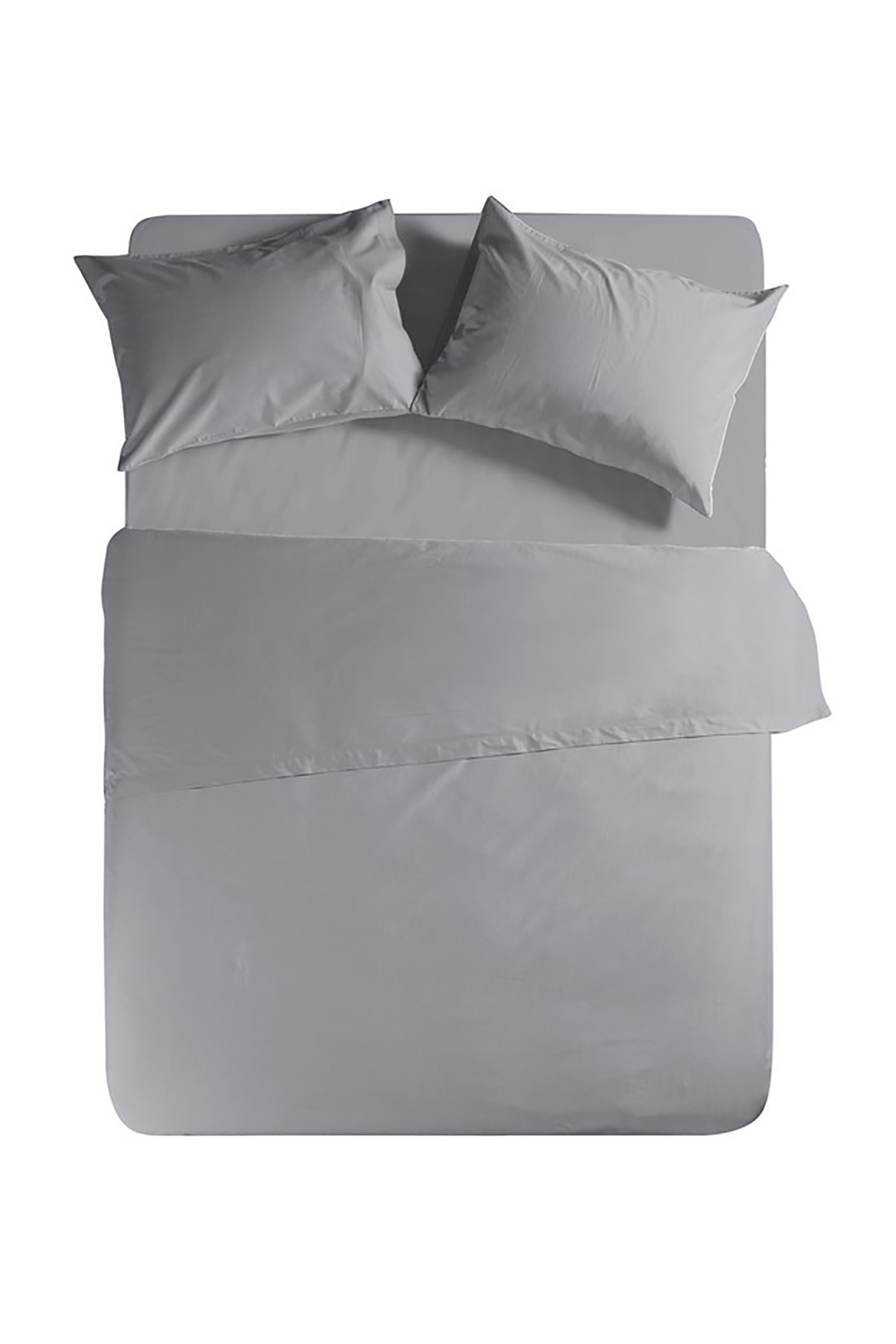 NEF-NEF σεντόνι υπέρδιπλο με λάστιχο "Basic" 160 x 200 + 30 cm   - 011711 Γκρι