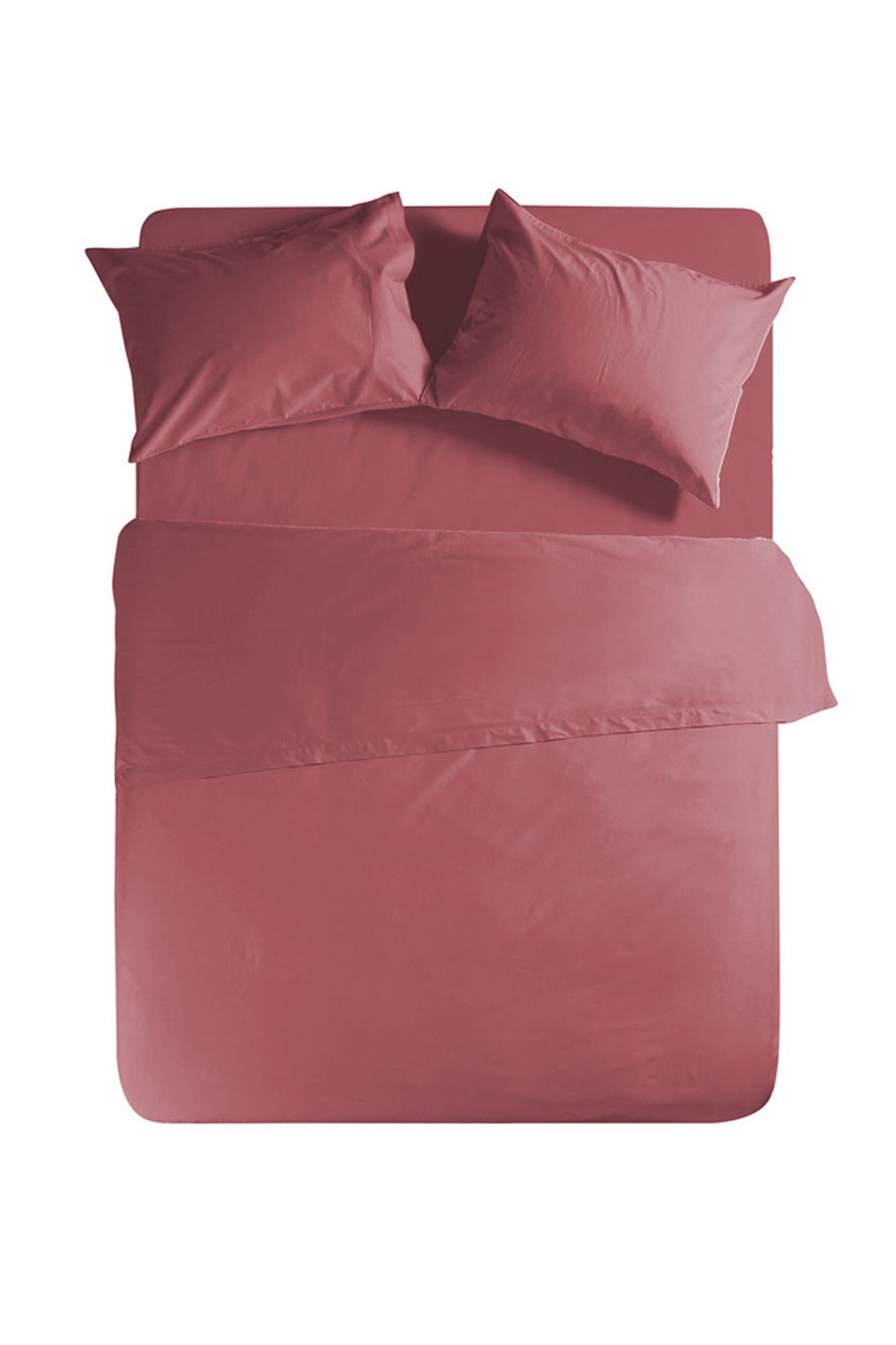 NEF-NEF σεντόνι μονό "Basic" 170 x 270 cm - 011708 Κεραμιδί