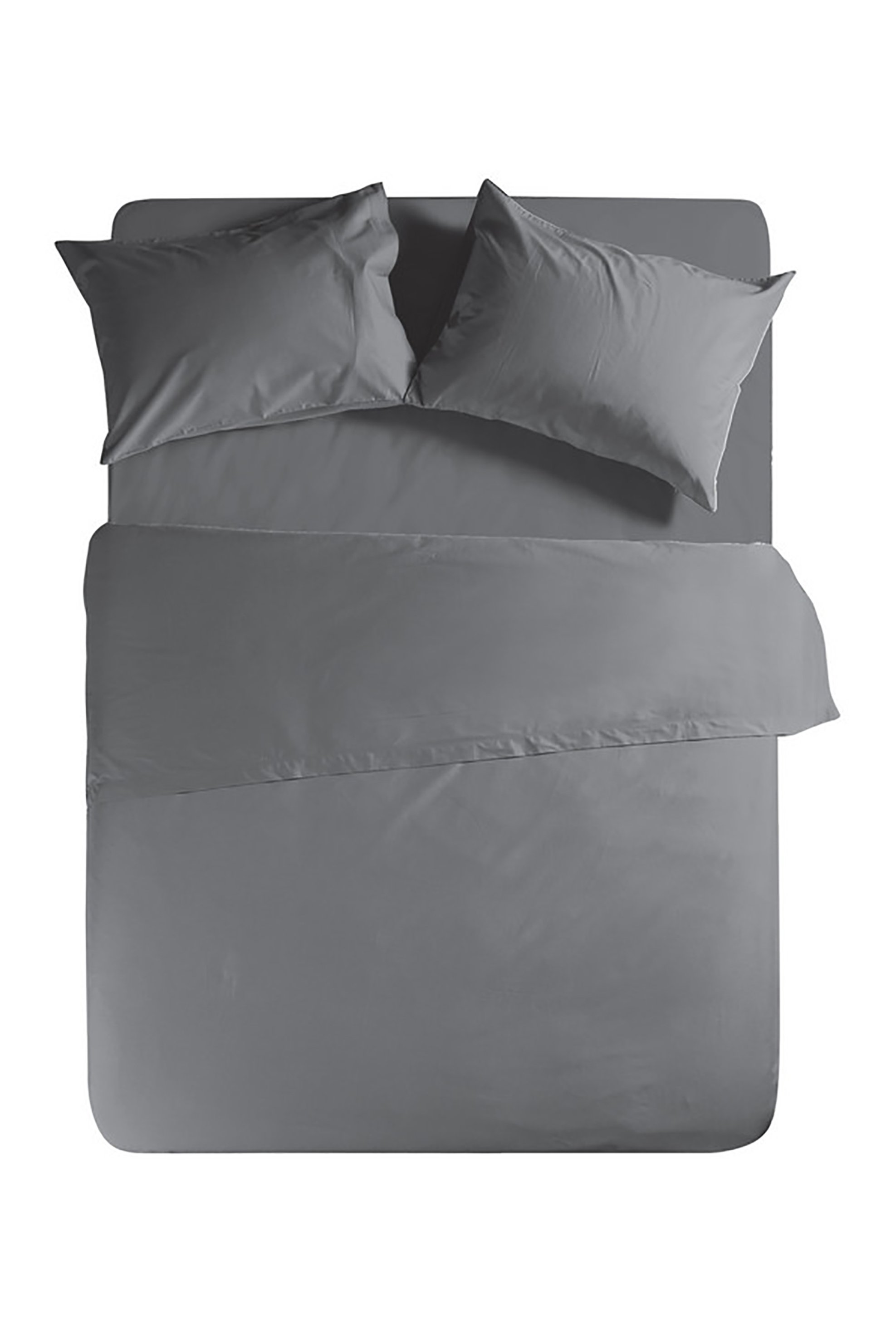 NEF-NEF σεντόνι ημίδιπλο με λάστιχο "Basic" 120 x 200 + 30 cm   - 016797 Ανθρακί