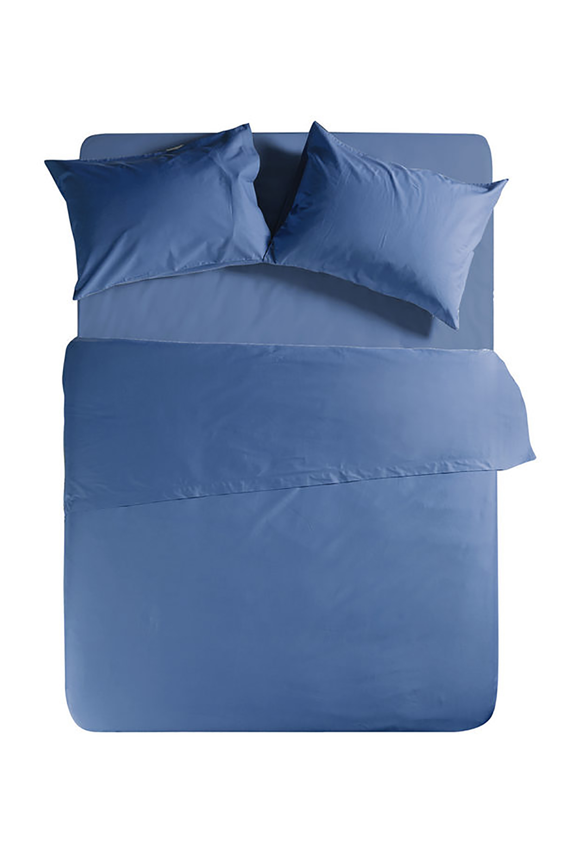 NEF-NEF HOMEWARE NEF-NEF σεντόνι ημίδιπλο με λάστιχο "Basic" 120 x 200 + 30 cm   - 016797 Μπλε
