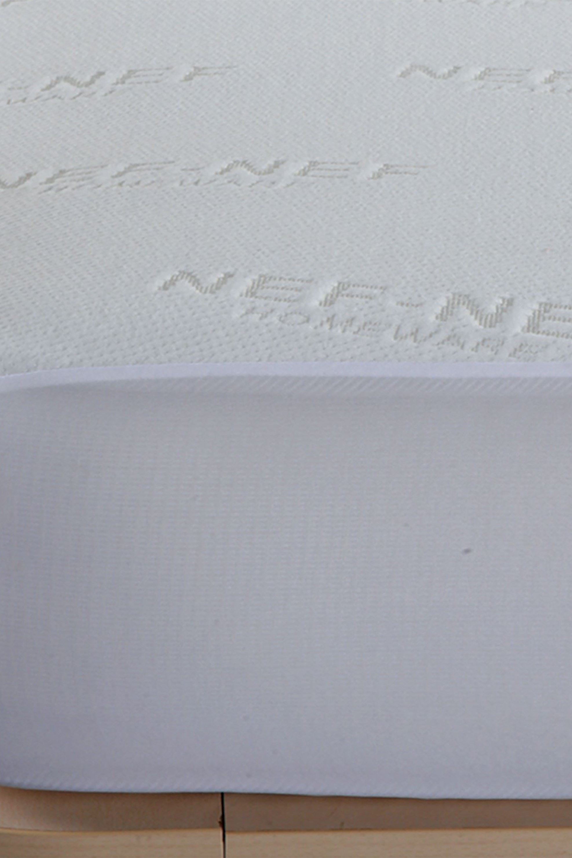 NEF-NEF διπλό προστατευτικό κάλυμμα στρώματος αδιάβροχο 160 x 200 + 30 cm - 015077 Υπόλευκο