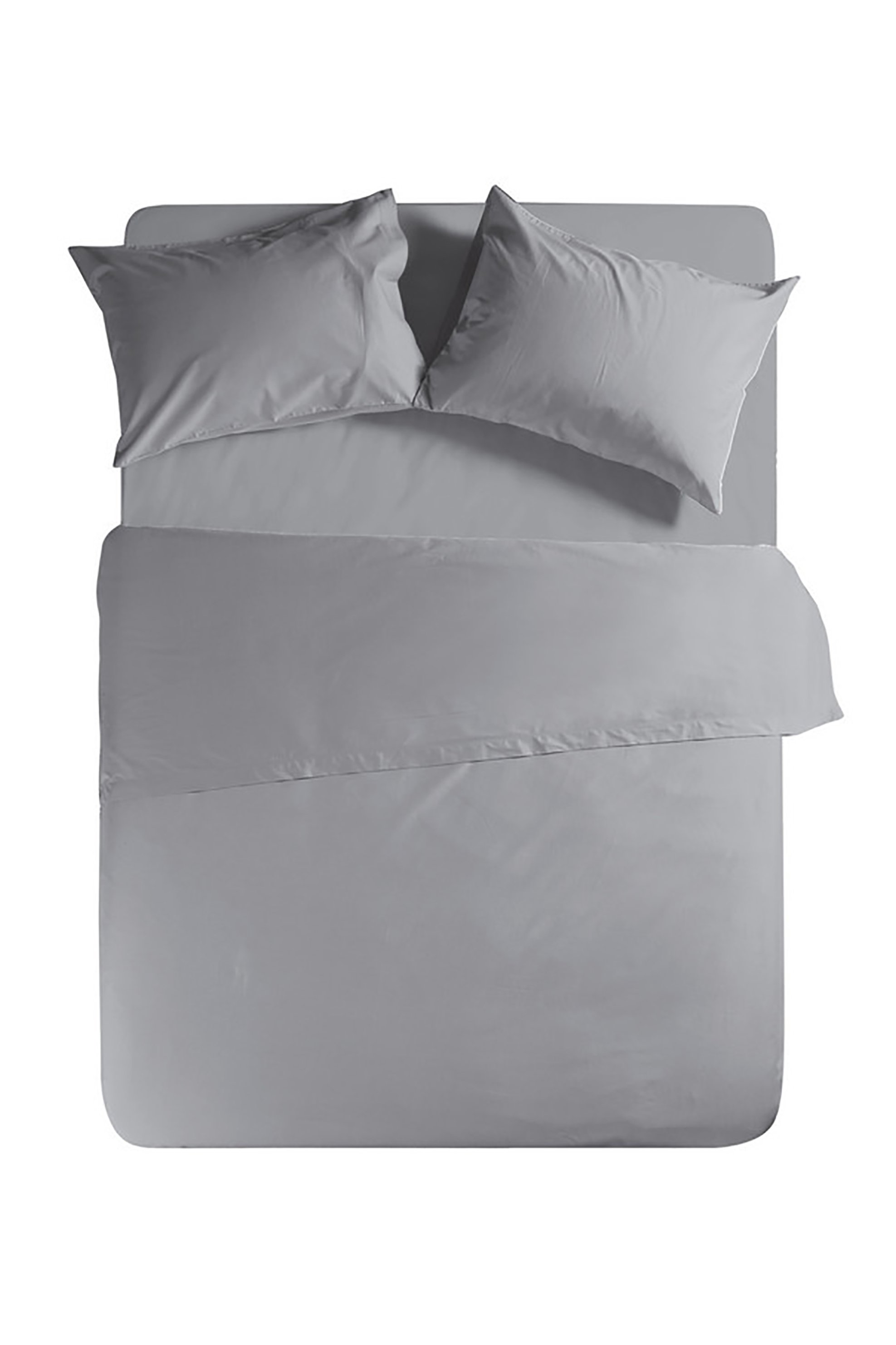 NEF-NEF σεντόνι μονό με λάστιχο "Basic" 100 x 200 + 30 cm   - 011710 Γκρι