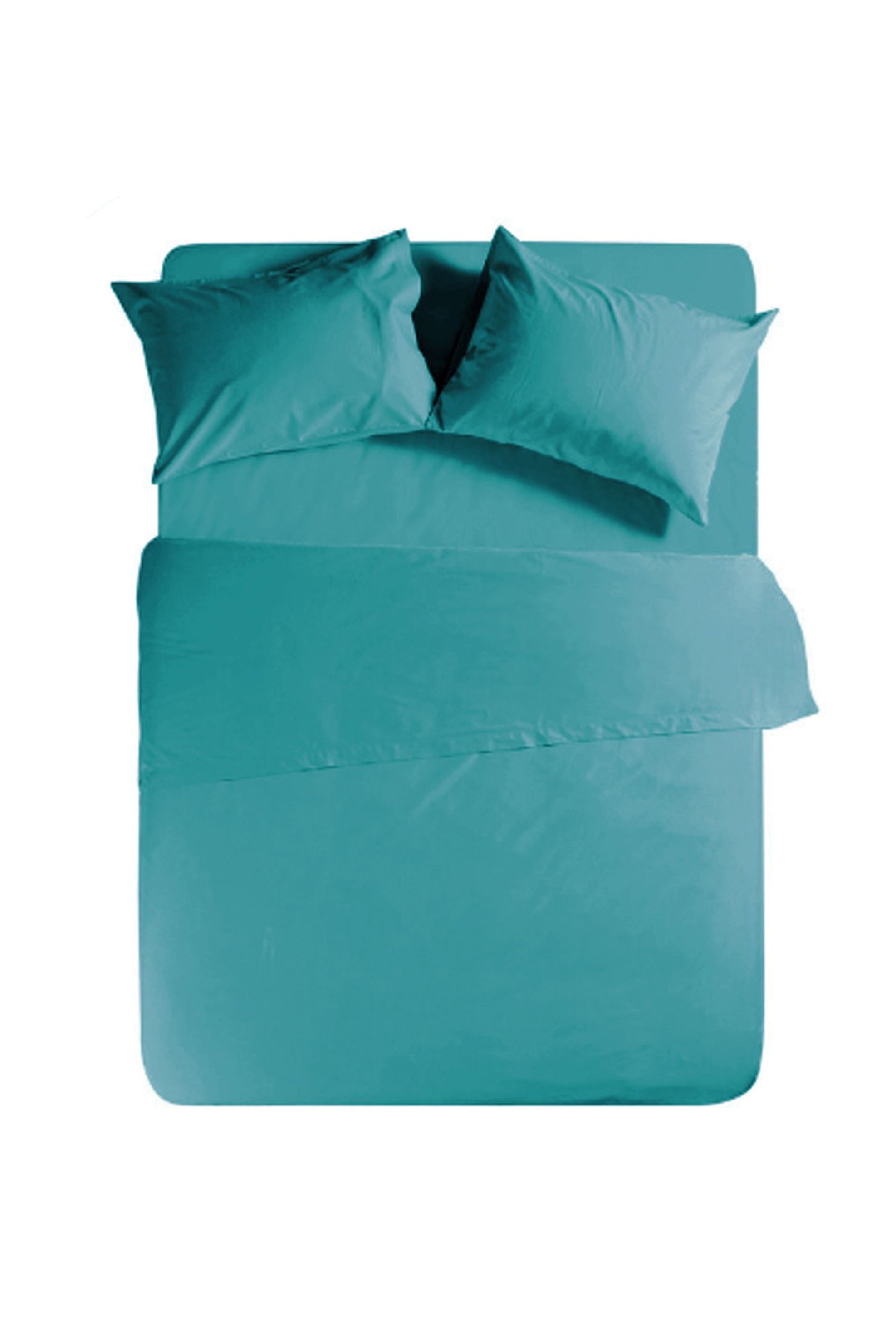 NEF-NEF σεντόνι μονό με λάστιχο "Basic" 100 x 200 + 30 cm   - 011710 Πετρόλ