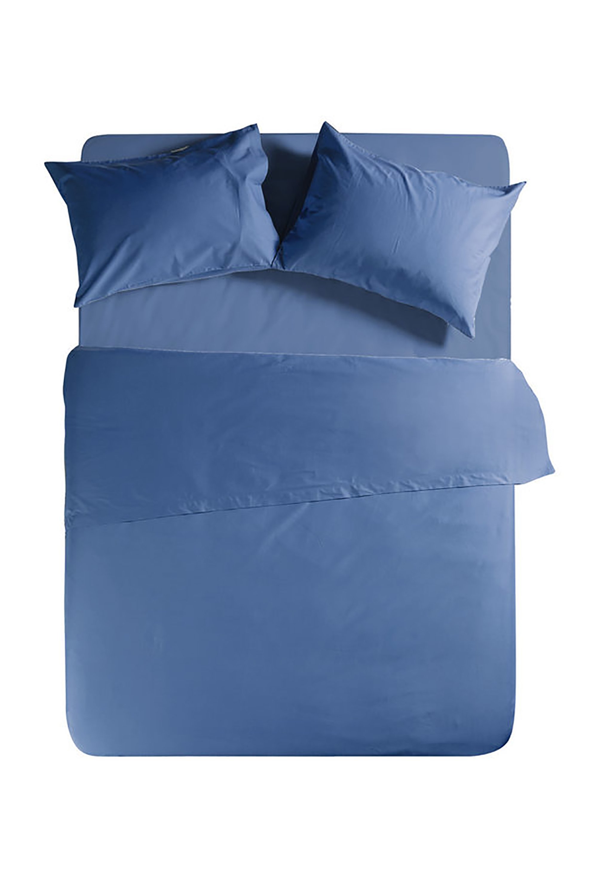 NEF-NEF σεντόνι μονό με λάστιχο "Basic" 100 x 200 + 30 cm   - 011710 Μπλε