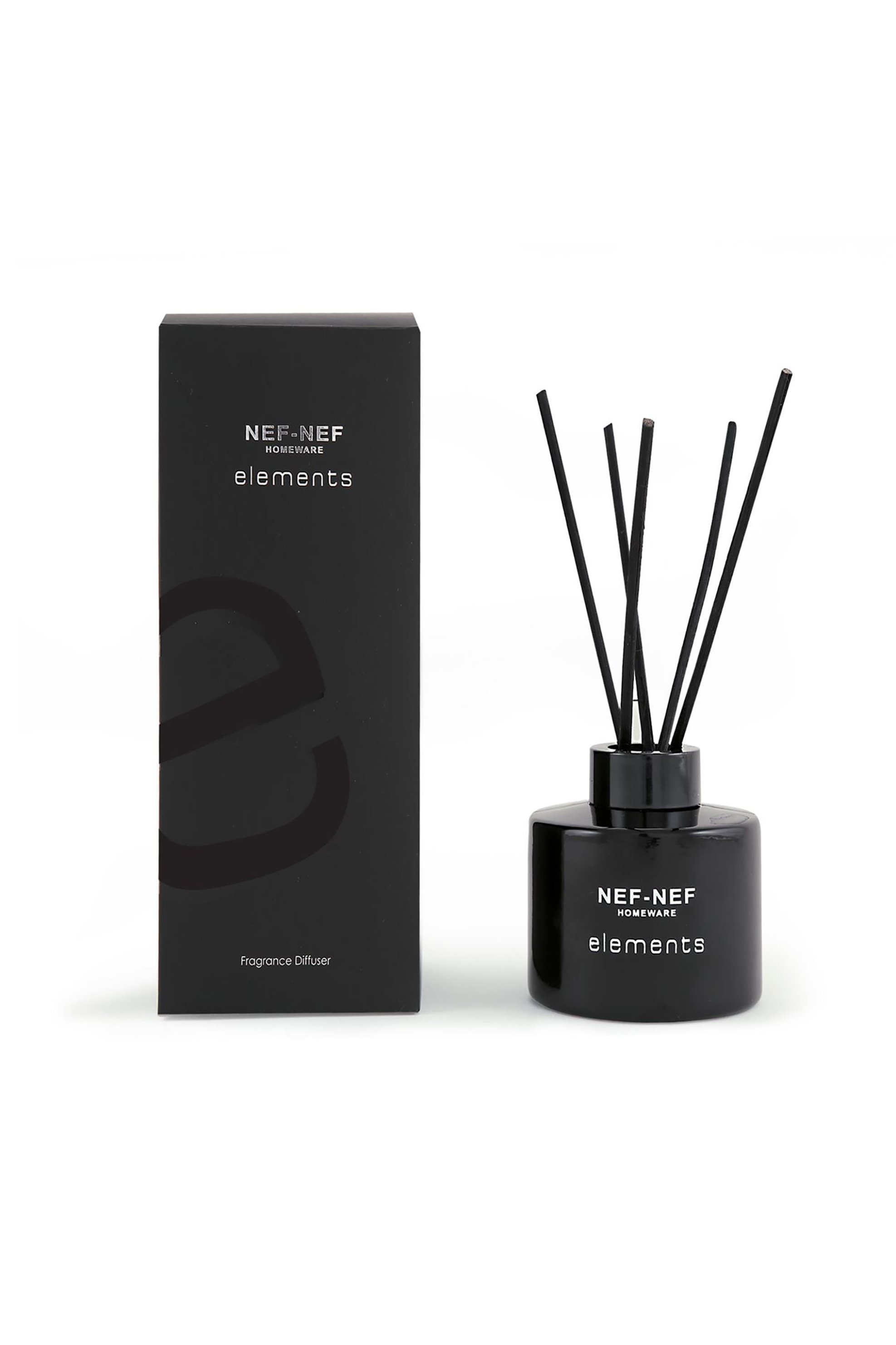 NEF-NEF HOMEWARE NEF-NEF αρωματικό χώρου με sticks ''Elements'' 200 ml - 024368 Μαύρο