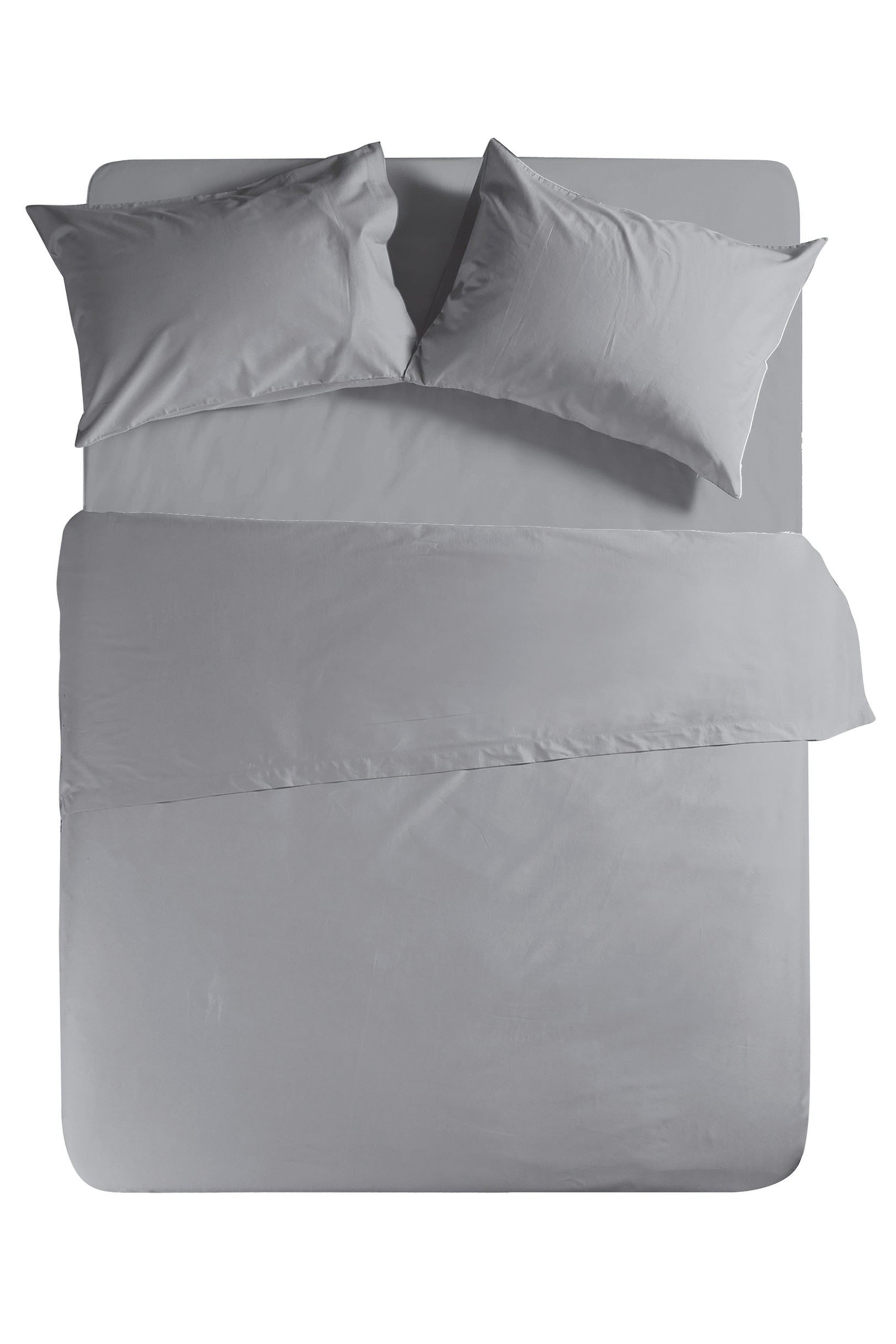 NEF-NEF σεντόνι king size με λάστιχο "Basic" 180 x 200 + 35 cm - 024424 Γκρι