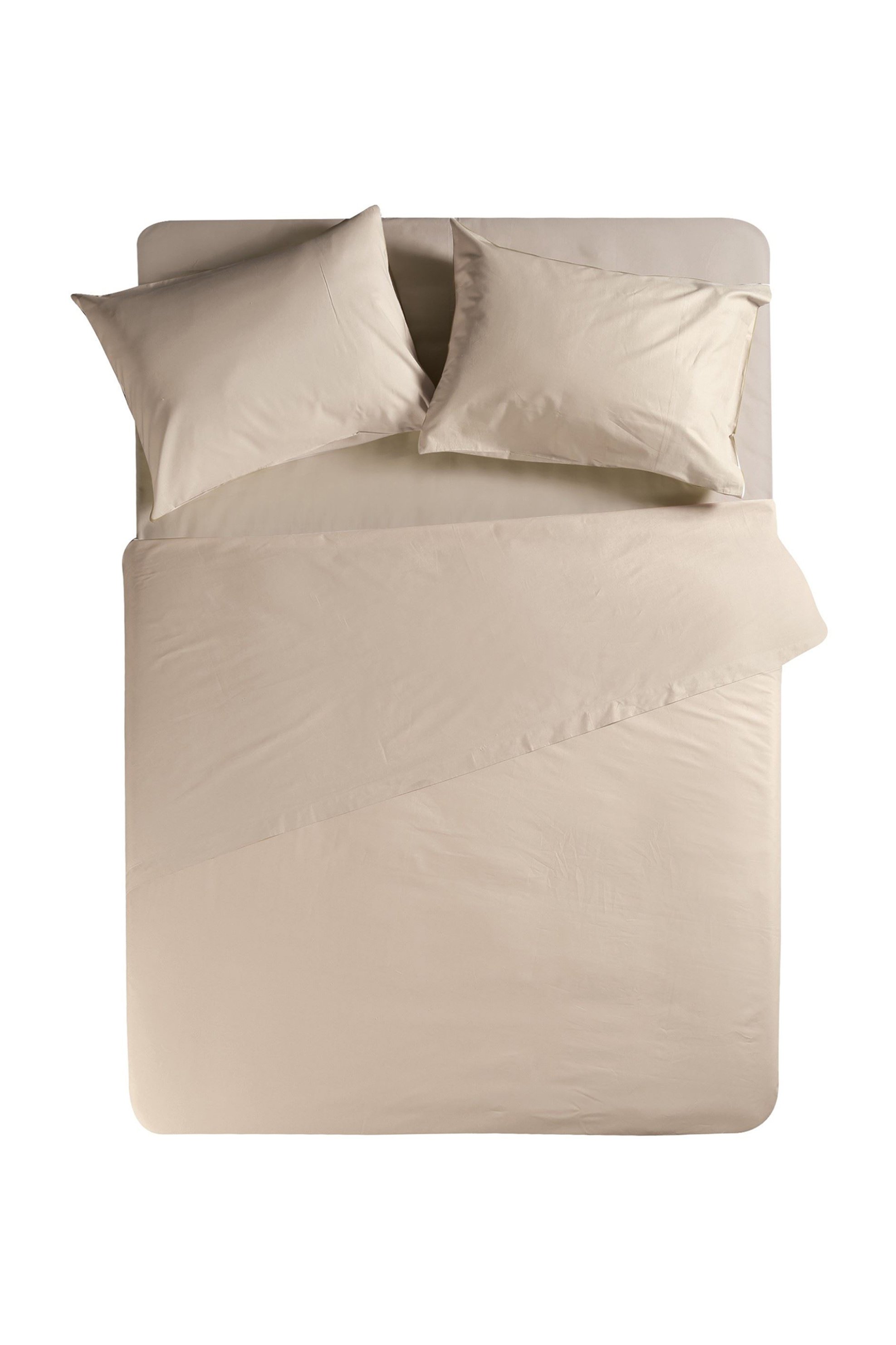 NEF-NEF σεντόνι king size με λάστιχο "Basic" 180 x 200 + 35 cm - 024424 Μπεζ