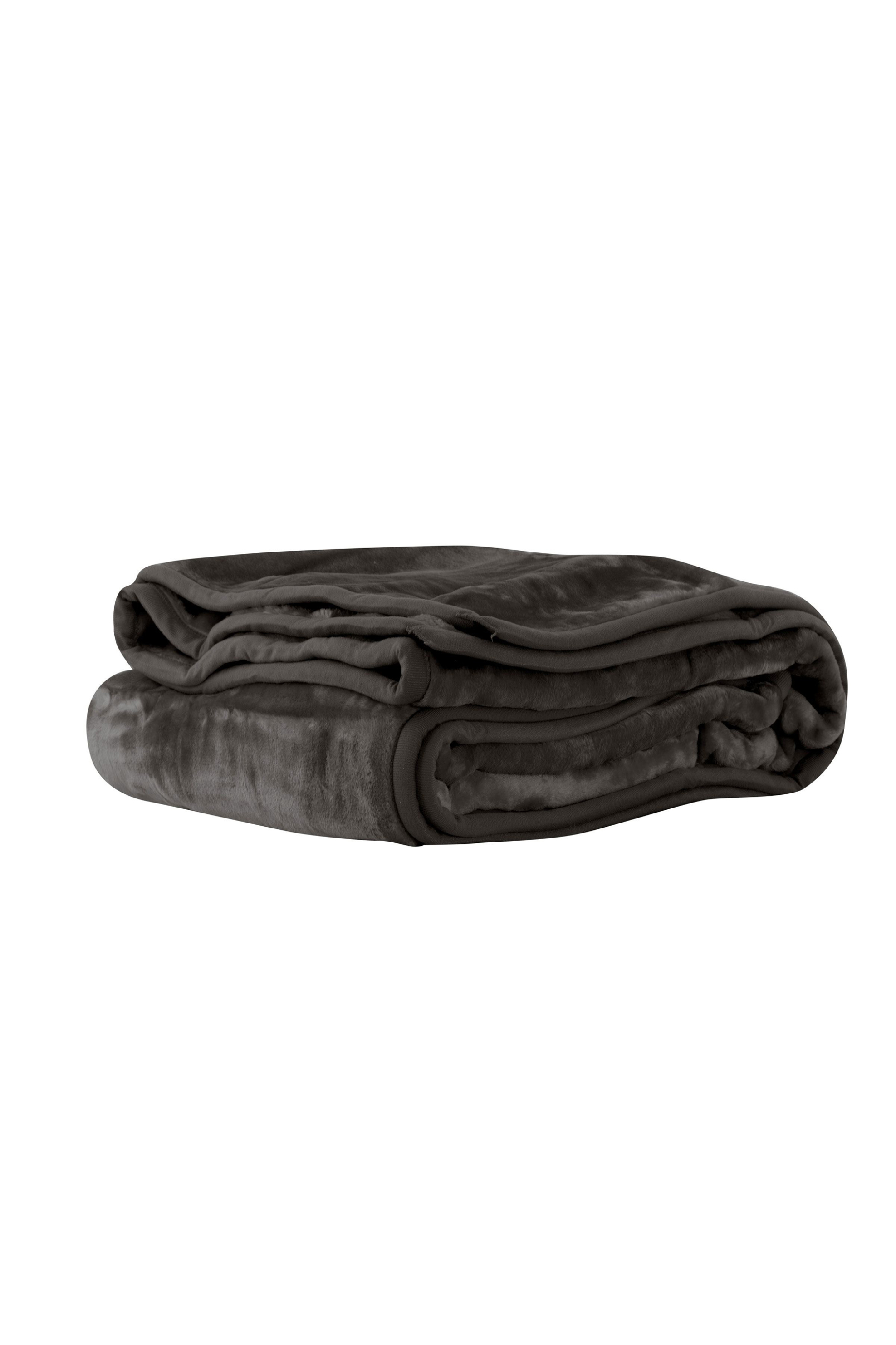 NEF-NEF HOMEWARE NEF-NEF κουβέρτα υπέρδιπλη μονόχρωμη "Loft" 220 x 240 cm - 029008 Ανθρακί