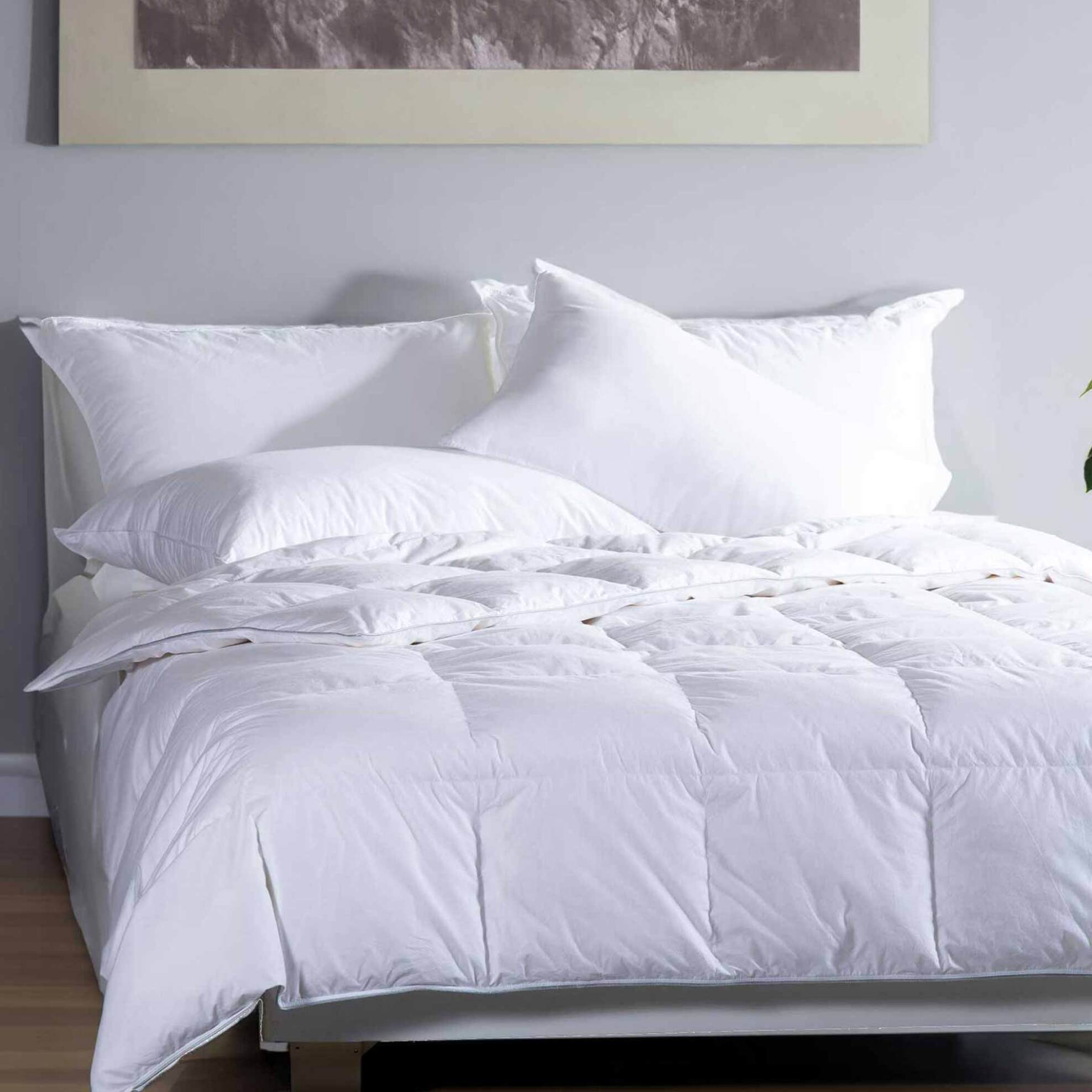NEF-NEF μονό πάπλωμα από πούπουλο πάπιας 160 x 220 cm - 034034 Λευκό φωτογραφία