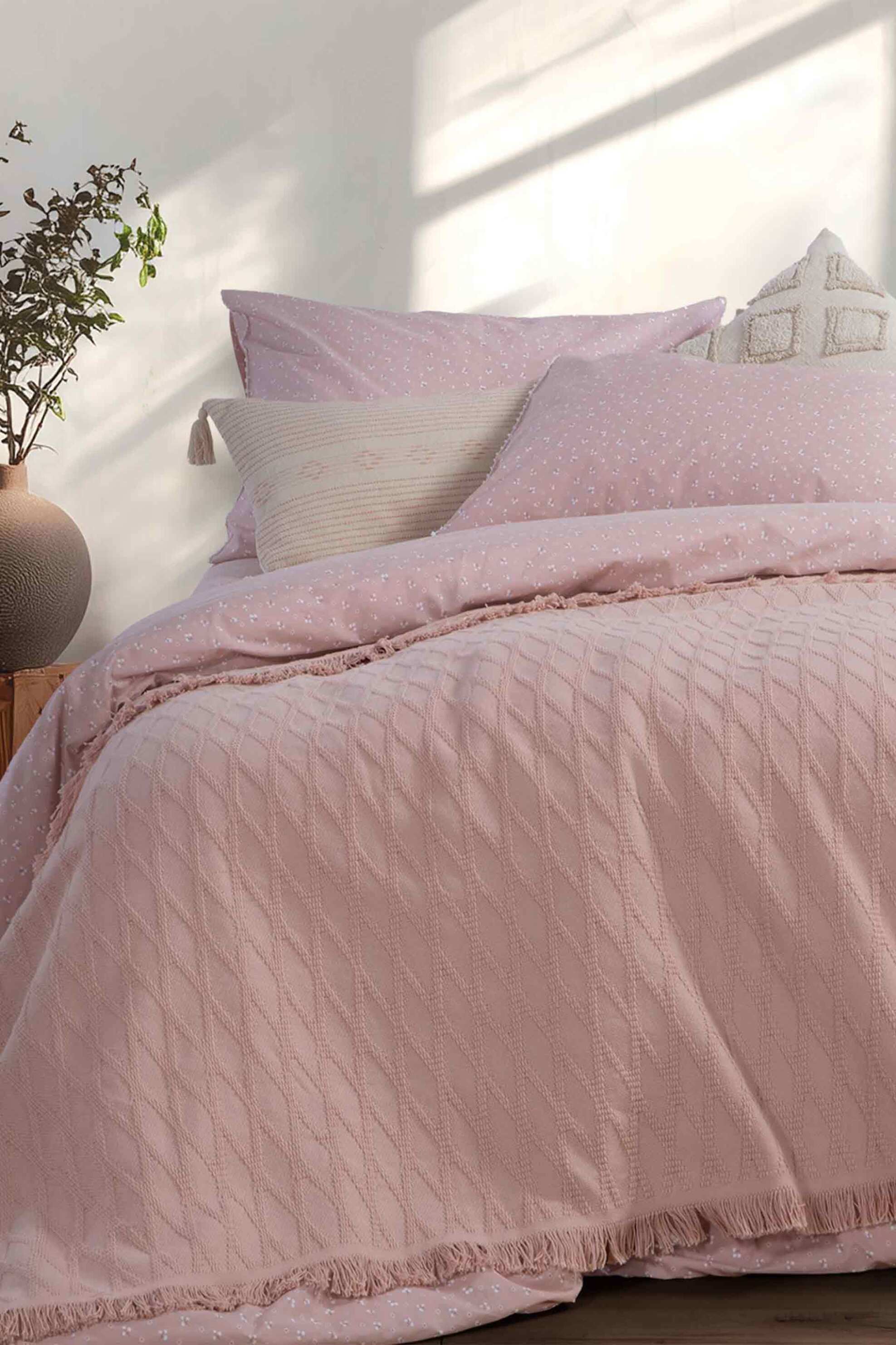 NEF-NEF κουβέρτα υπέρδιπλη "Outlast" 230 x 240 cm - 035183 Ροζ