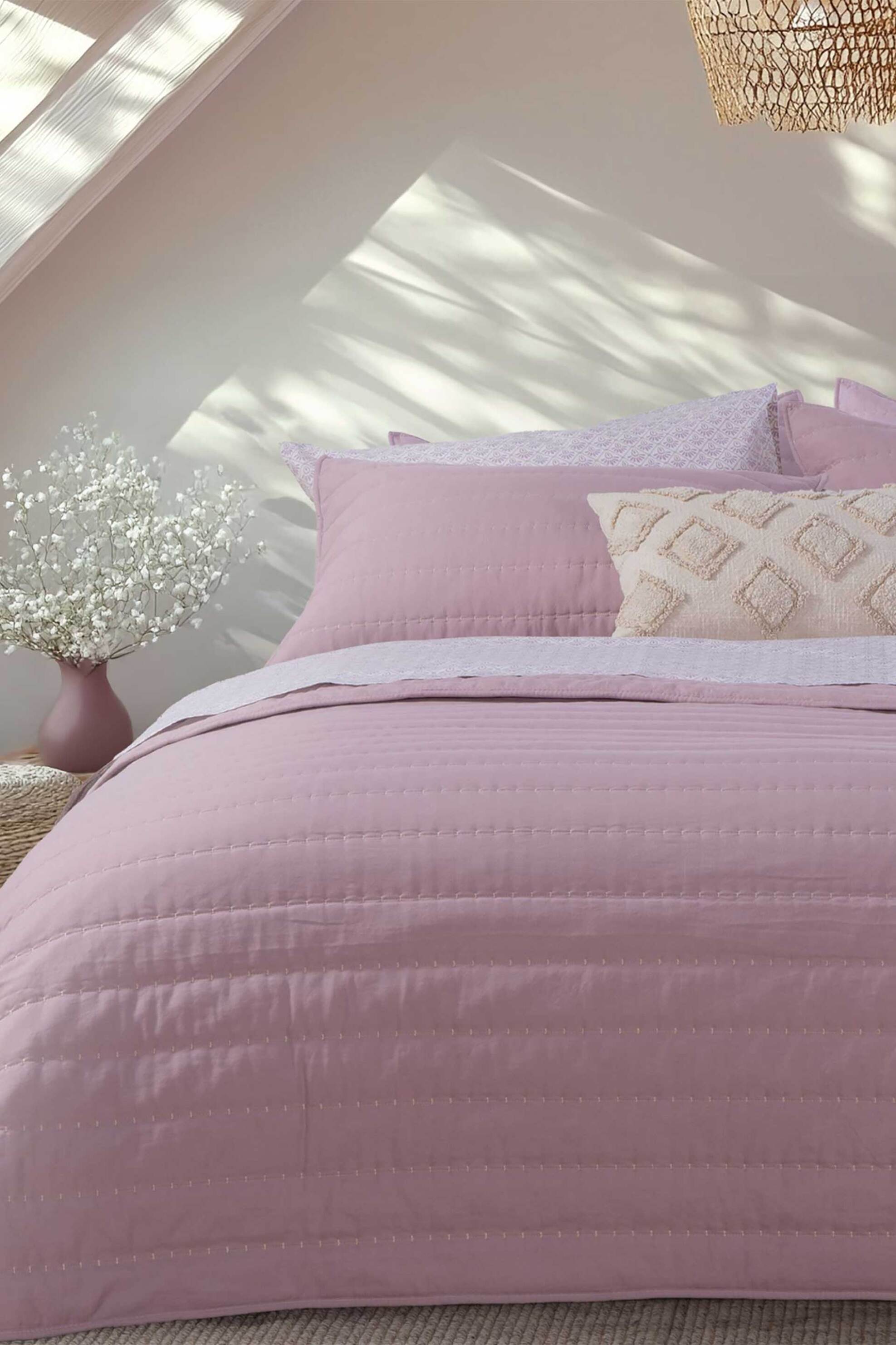 NEF-NEF κουβερλί μονό "Colorfull" 180 x 240 cm - 035678 Λιλά