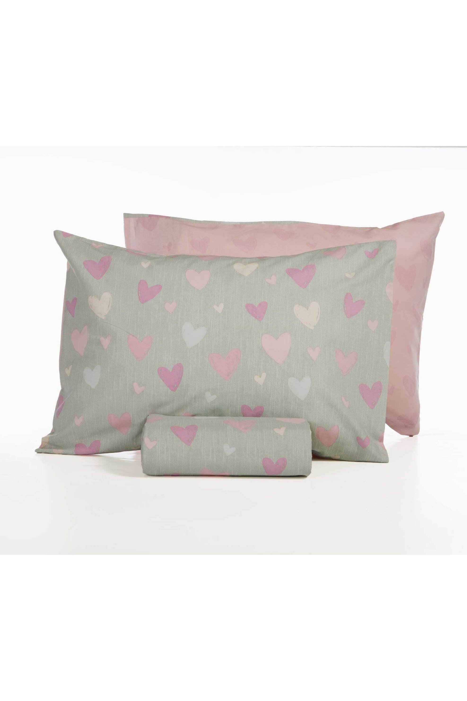 NEF-NEF σετ παιδική παπλωματοθήκη μονή με μαξιλαροθήκη "Dinow On Wheels" (2 τεμάχια) - 038453 Γκρι φωτογραφία