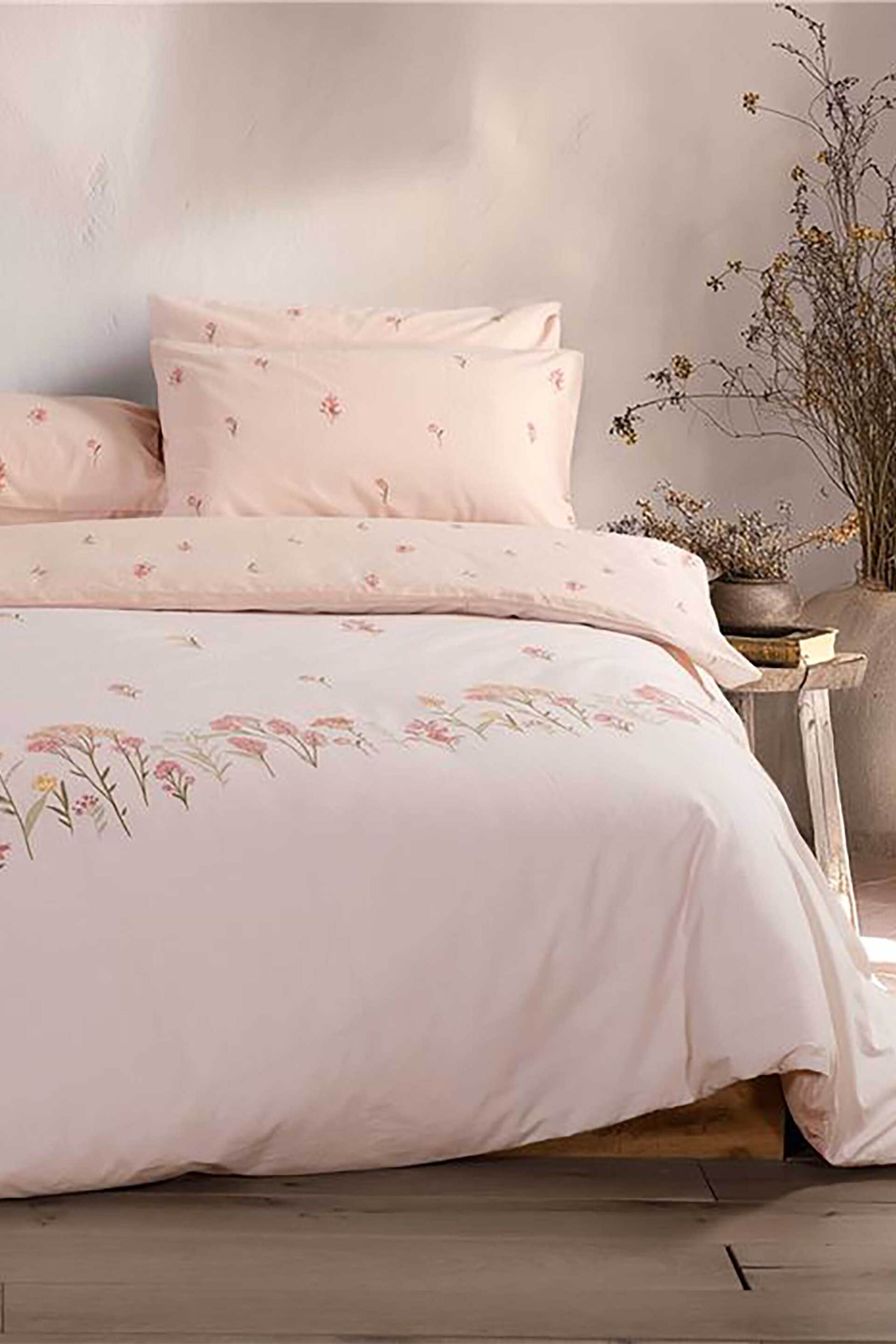 NEF-NEF σετ παπλωματοθήκη υπέρδιπλη με μαξιλαροθήκες "Fragesca" (3 τεμάχια) - 038220 Εκρού