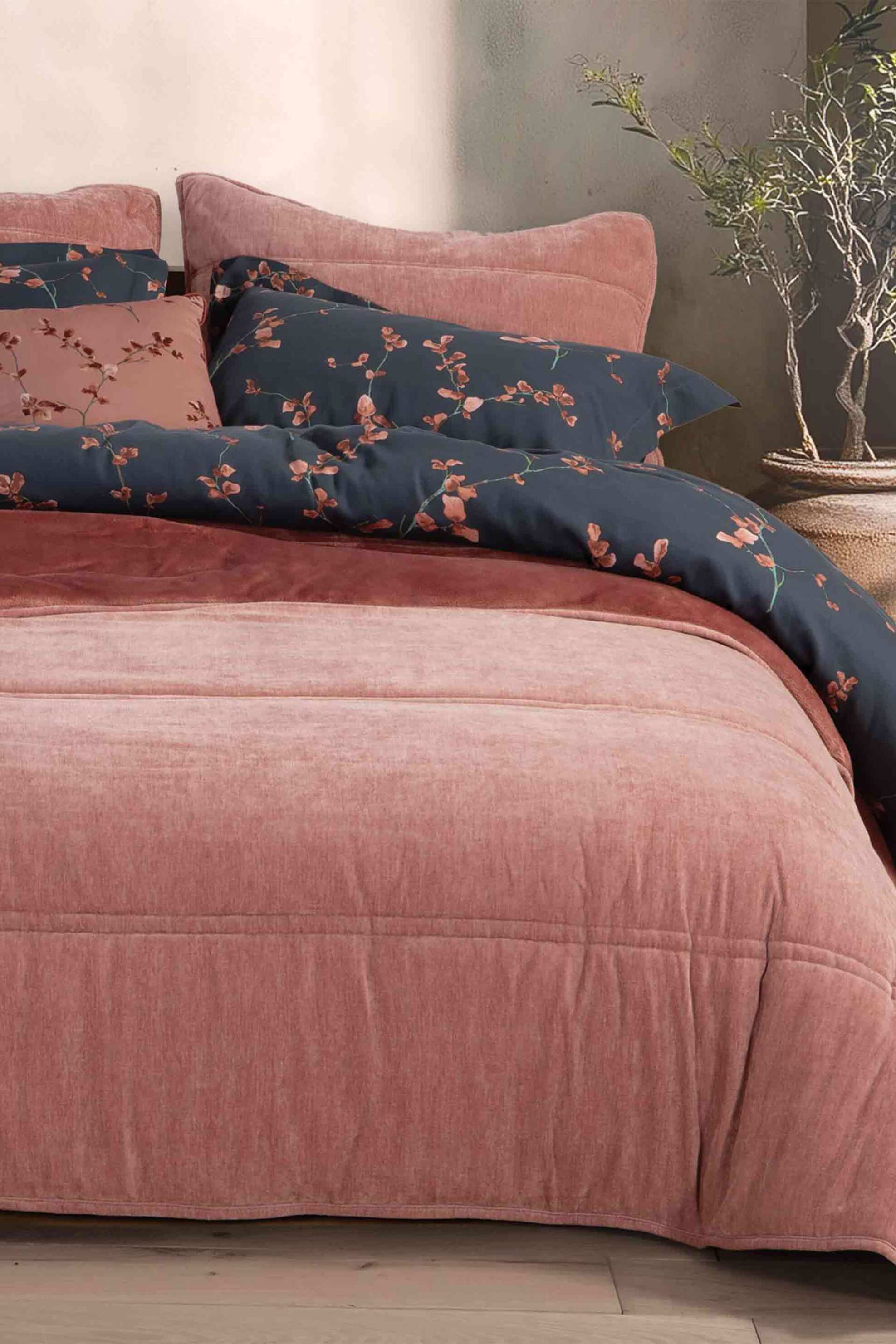 NEF-NEF κουβερτοπάπλωμα υπέρδιπλο "Vania" 240 x 220 cm - 038840 Ροζ