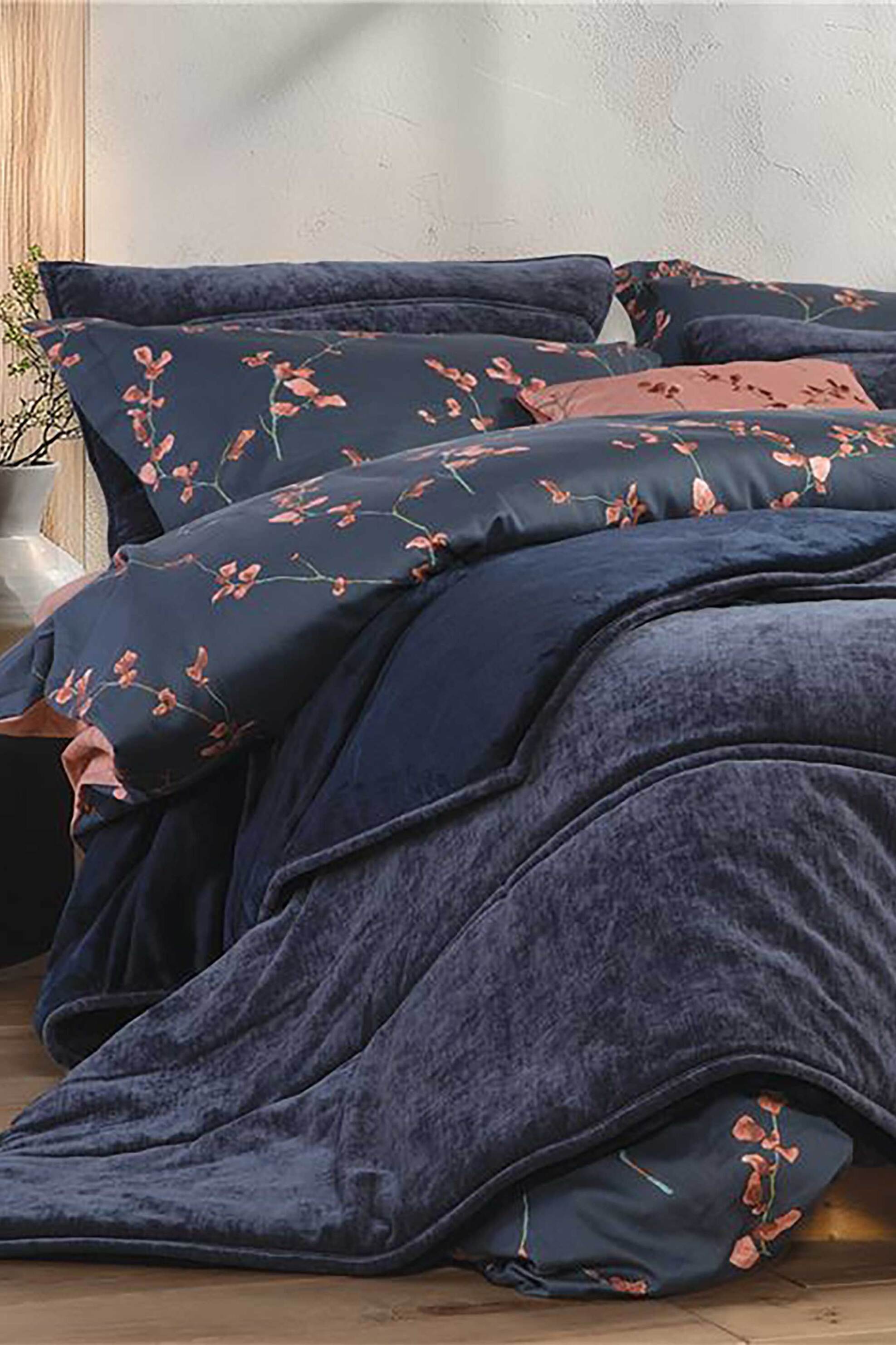 NEF-NEF κουβερτοπάπλωμα υπέρδιπλο "Vania" 240 x 220 cm - 038840 Μπλε