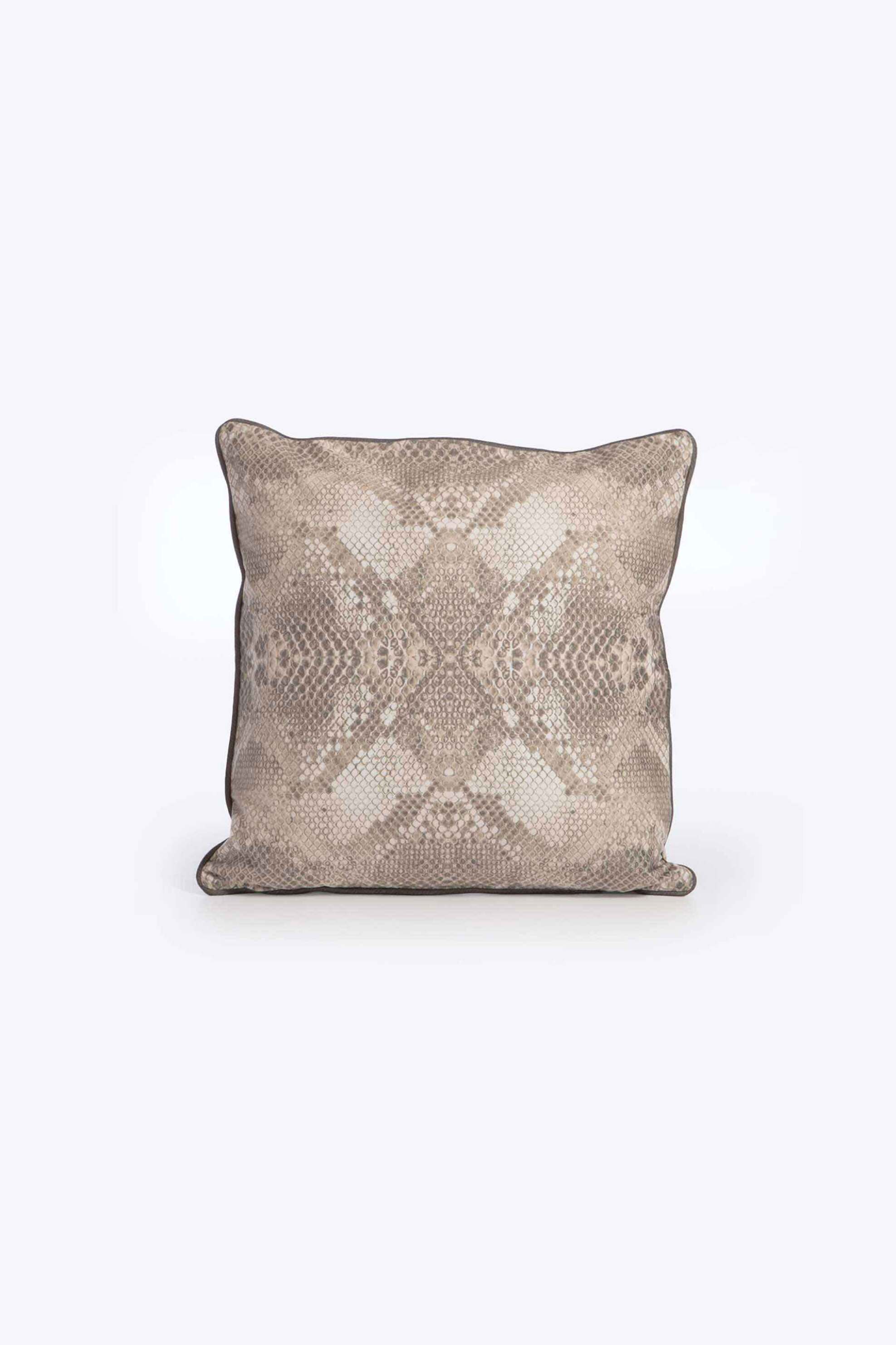 NEF-NEF διακοσμητικό μαξιλάρι snake print "Viper" 45 x 45 cm - 038694 Μπεζ