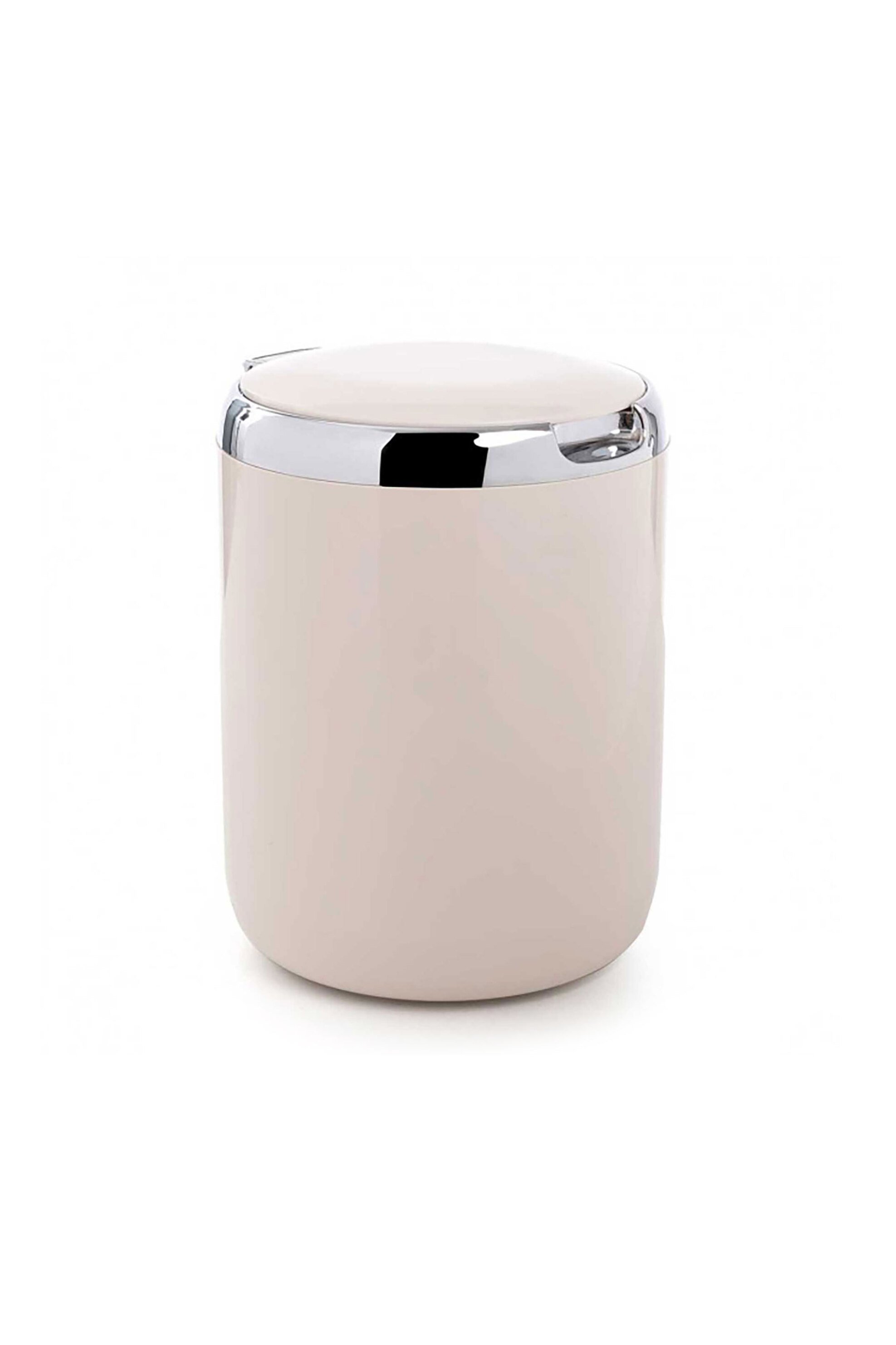 Marva επιτραπέζιος κάδος 3L με πλαστικό καπάκι 16 x 19 cm "Pasifik" Μπεζ - 8695024022996