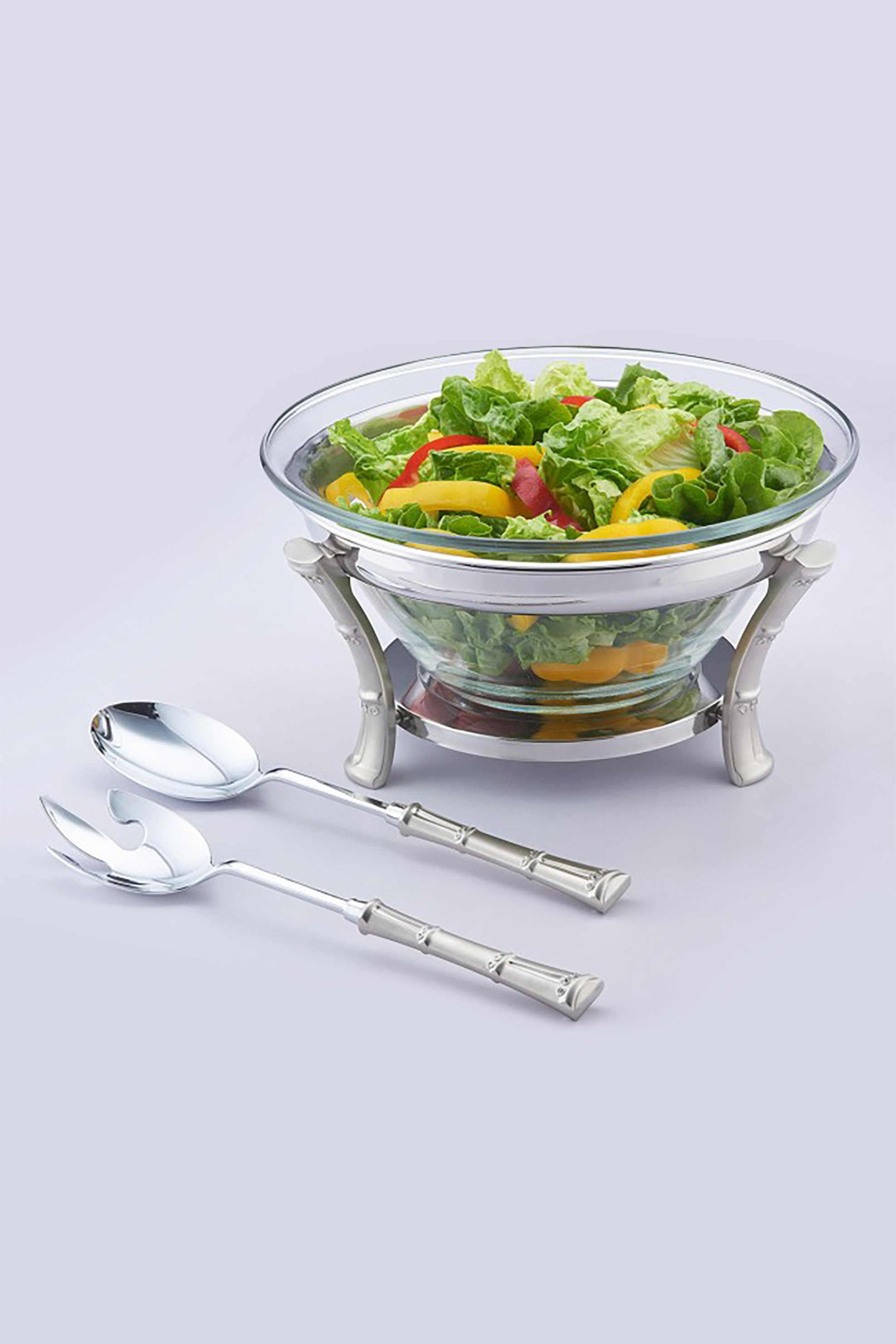 CASA DI MARVA Marva σετ μπολ σαλάτας με κουτάλες 30 x 30 x 18 cm - 5203116247054