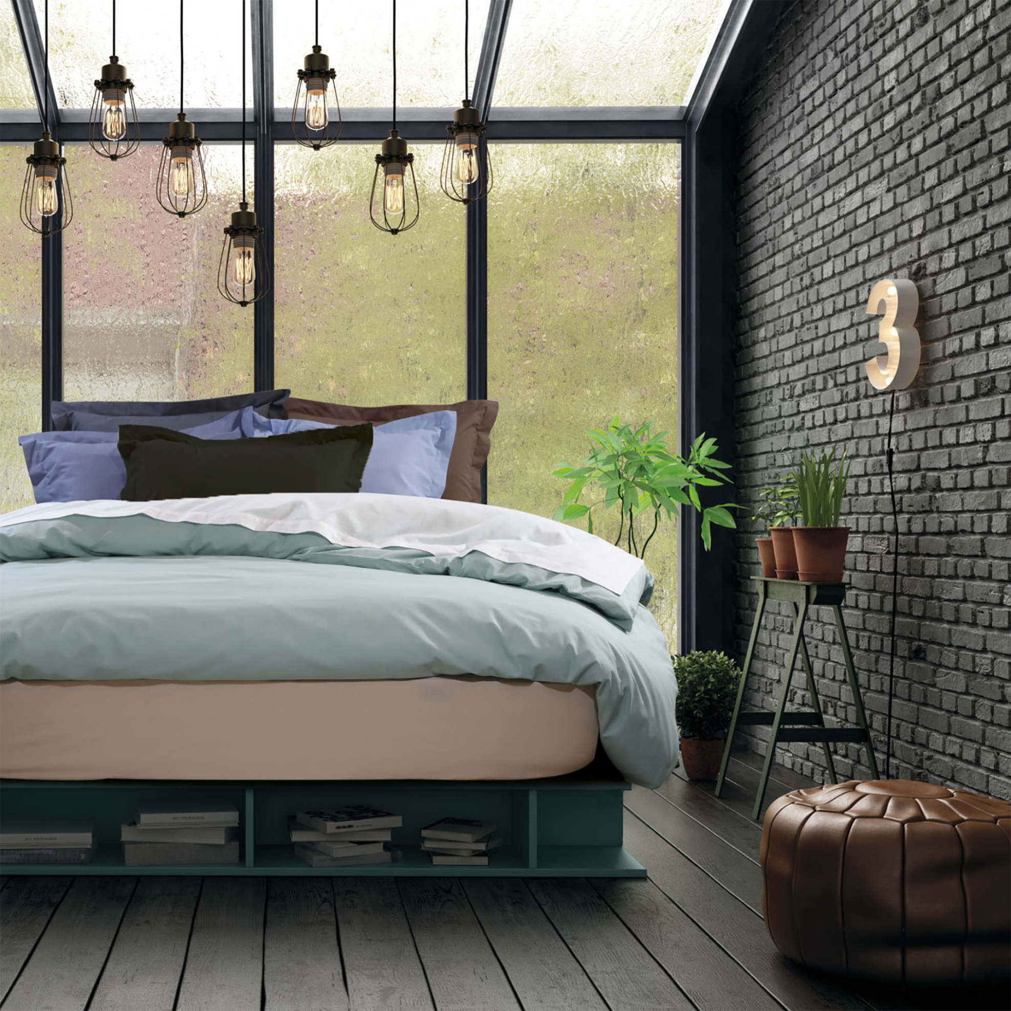 Das home σετ μαξιλαροθήκες 2 τεμαχίων (1015) 50 x 70 + 5 cm - 533400001015 Μαύρο φωτογραφία