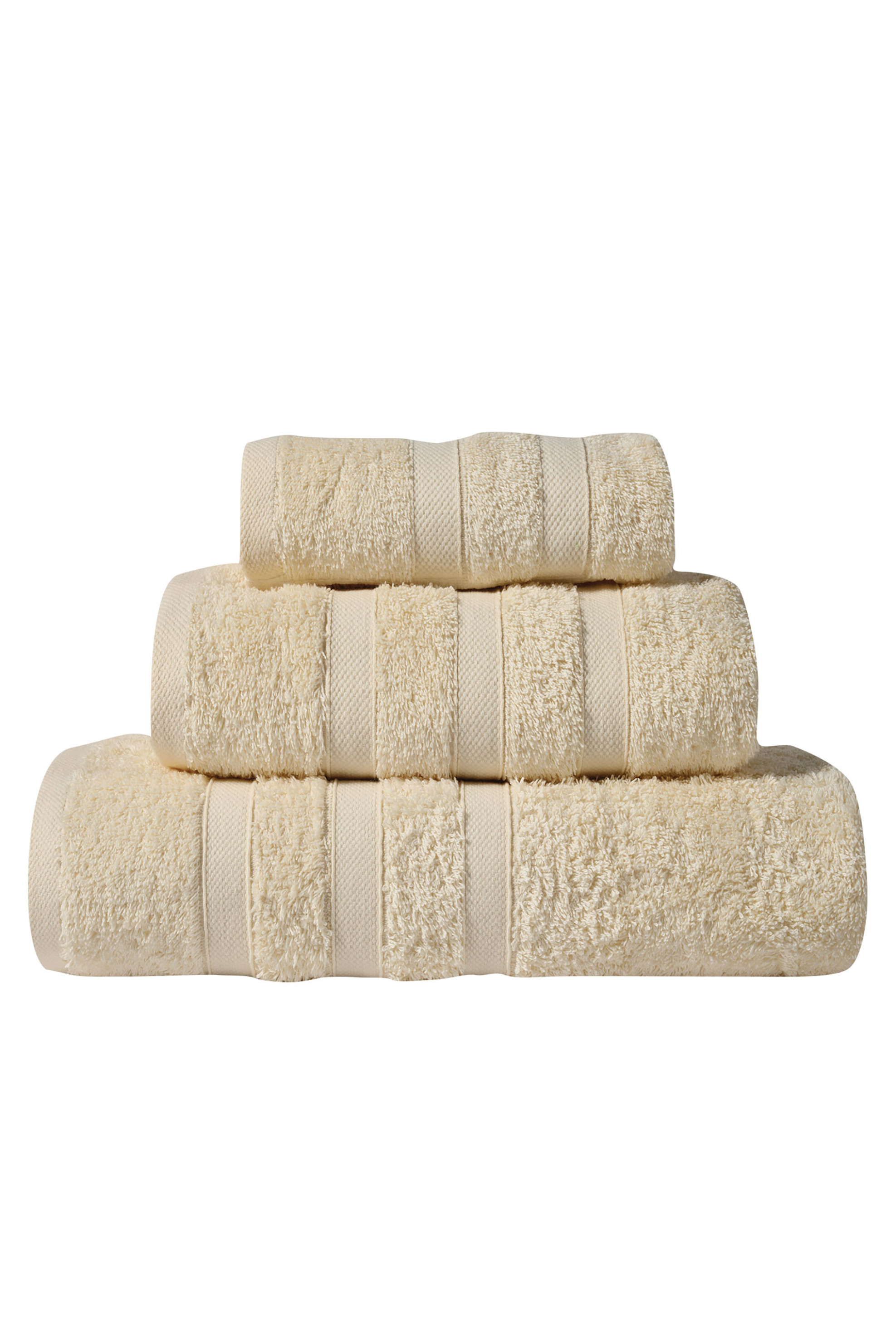 Das Home πετσέτα χεριών μονόχρωμη βαμβακερή "Das Prestige 1161" 30 x 50 cm - 467305001161 Κρέμ