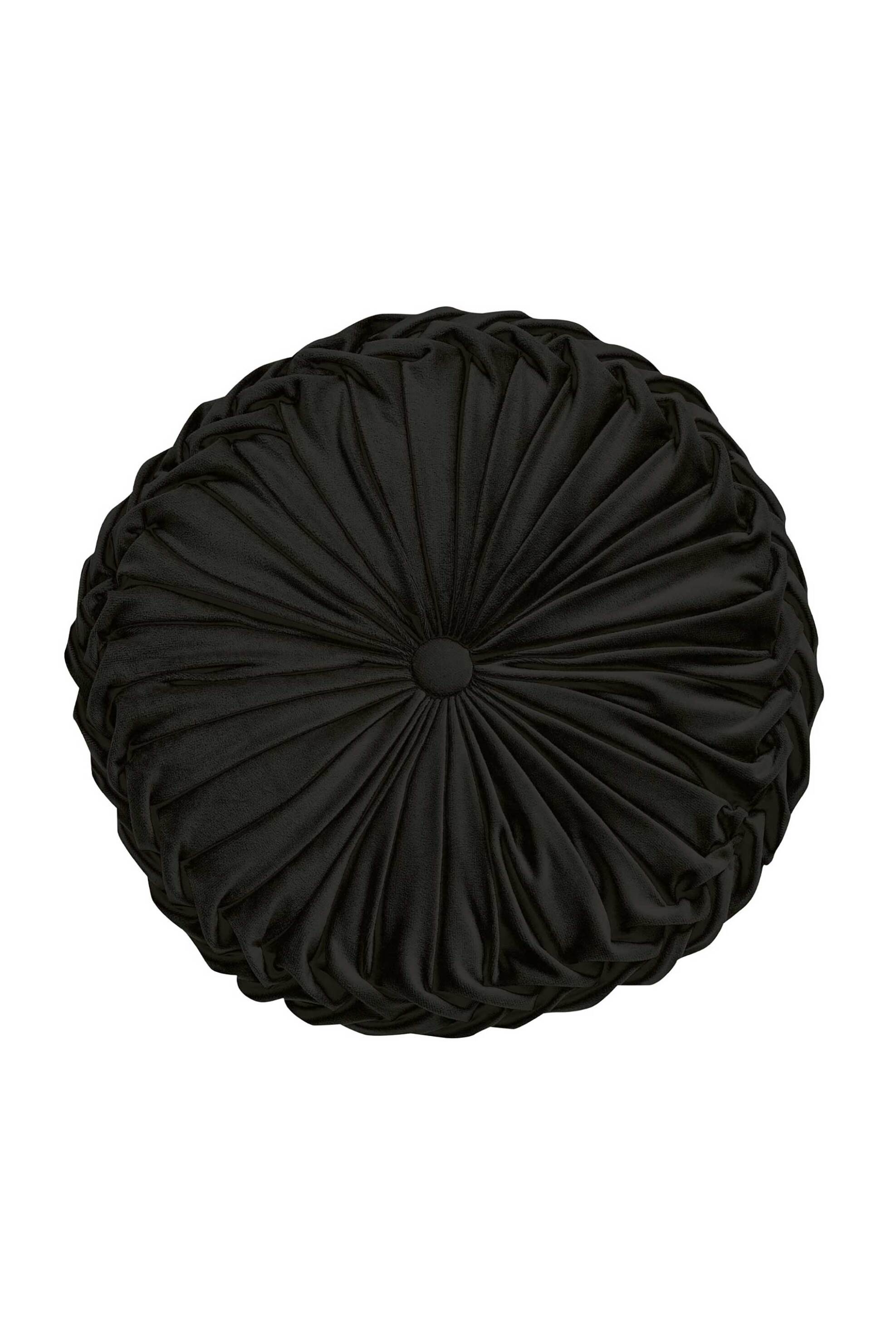 Das Home μαξιλάρι διακοσμητικό μονόχρωμο με βελούδινη υφή "0252" 40 cm - 533540400252 Μαύρο