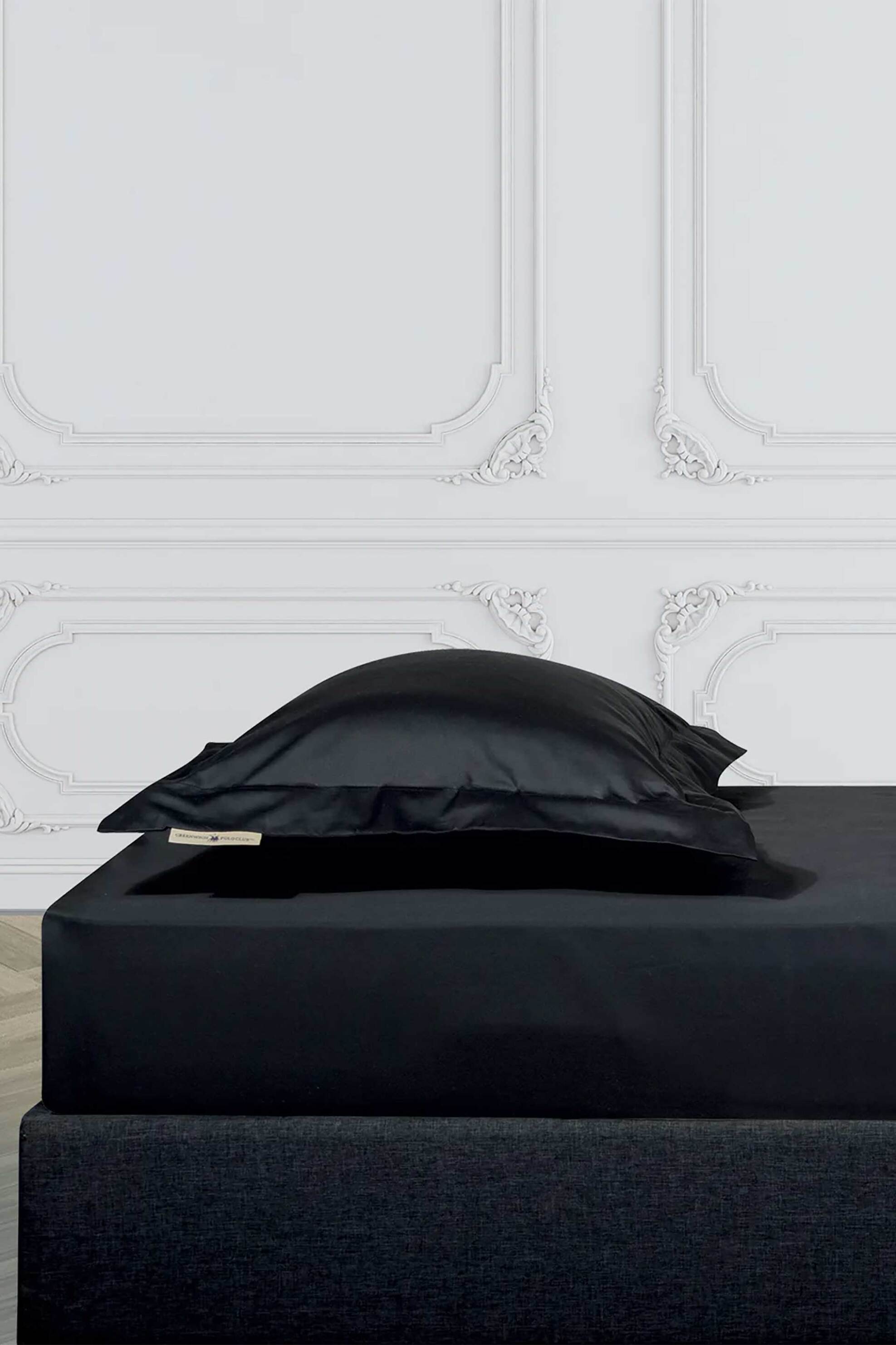 GREENWICH POLO CLUB Greenwich Polo Club σεντόνι υπέρδιπλο με λάστιχο "2259" 180 x 200+35 cm - 222182002259 Μαύρο