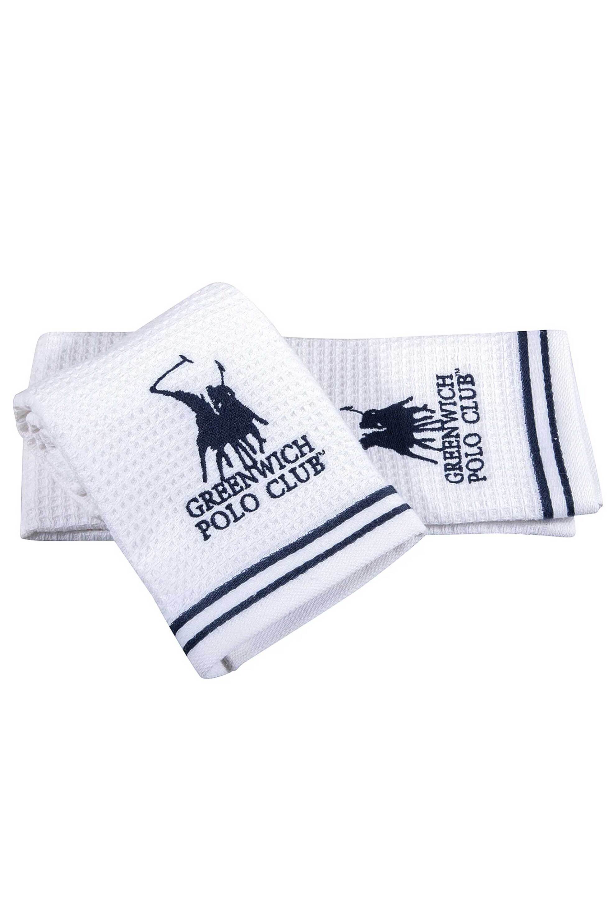 Greenwich Polo Club σετ πετσέτες κουζίνας "2806" 40 x 60 cm - 227040602806 Λευκό