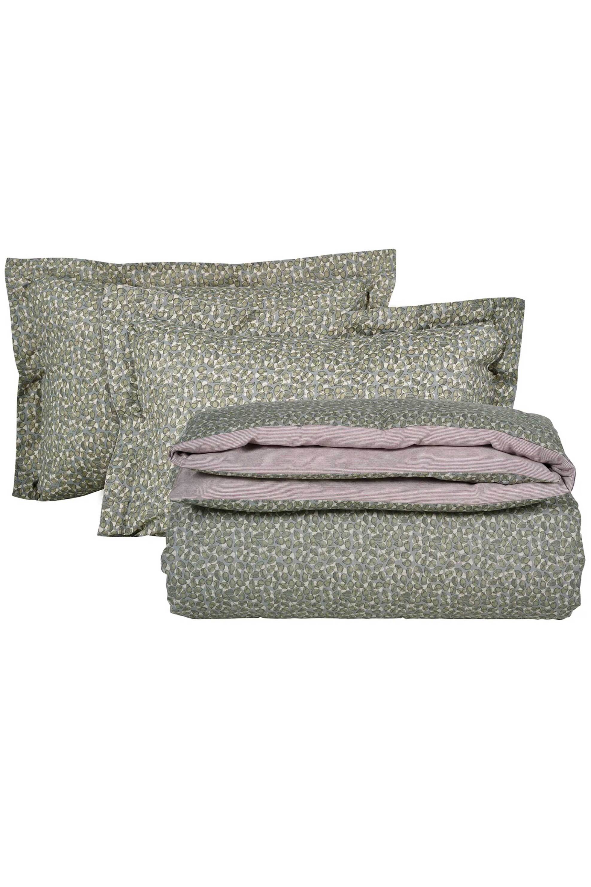 Das Home σετ σεντόνια μονά και μαξιλαροθήκη με all-over print "Daily 3002" - 502109103002 Λαδί φωτογραφία