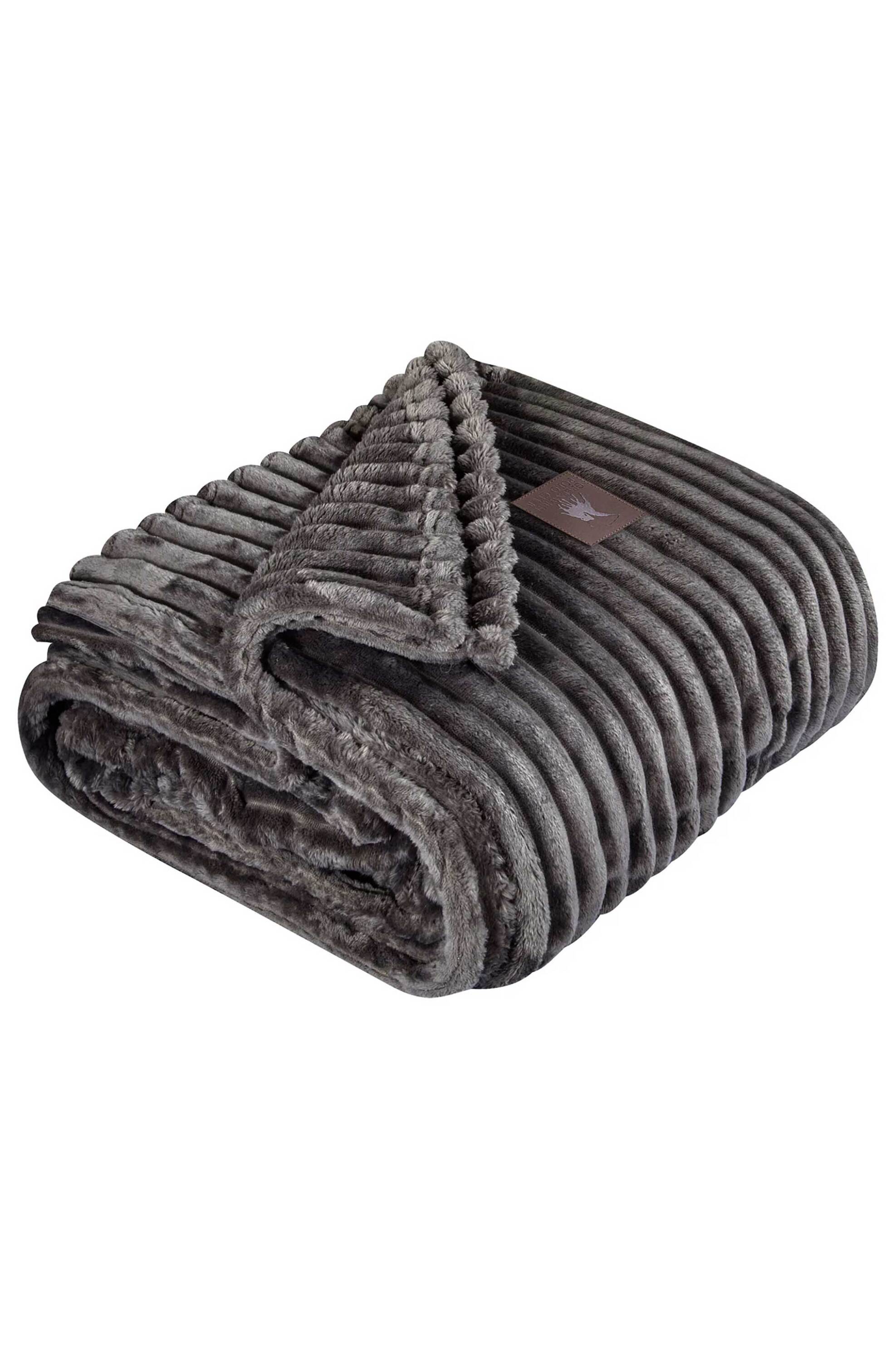 Greenwich Polo Club κουβέρτα μονή fleece "Essential 3486" 160 x 220 cm - 220588103486 Ανθρακί φωτογραφία