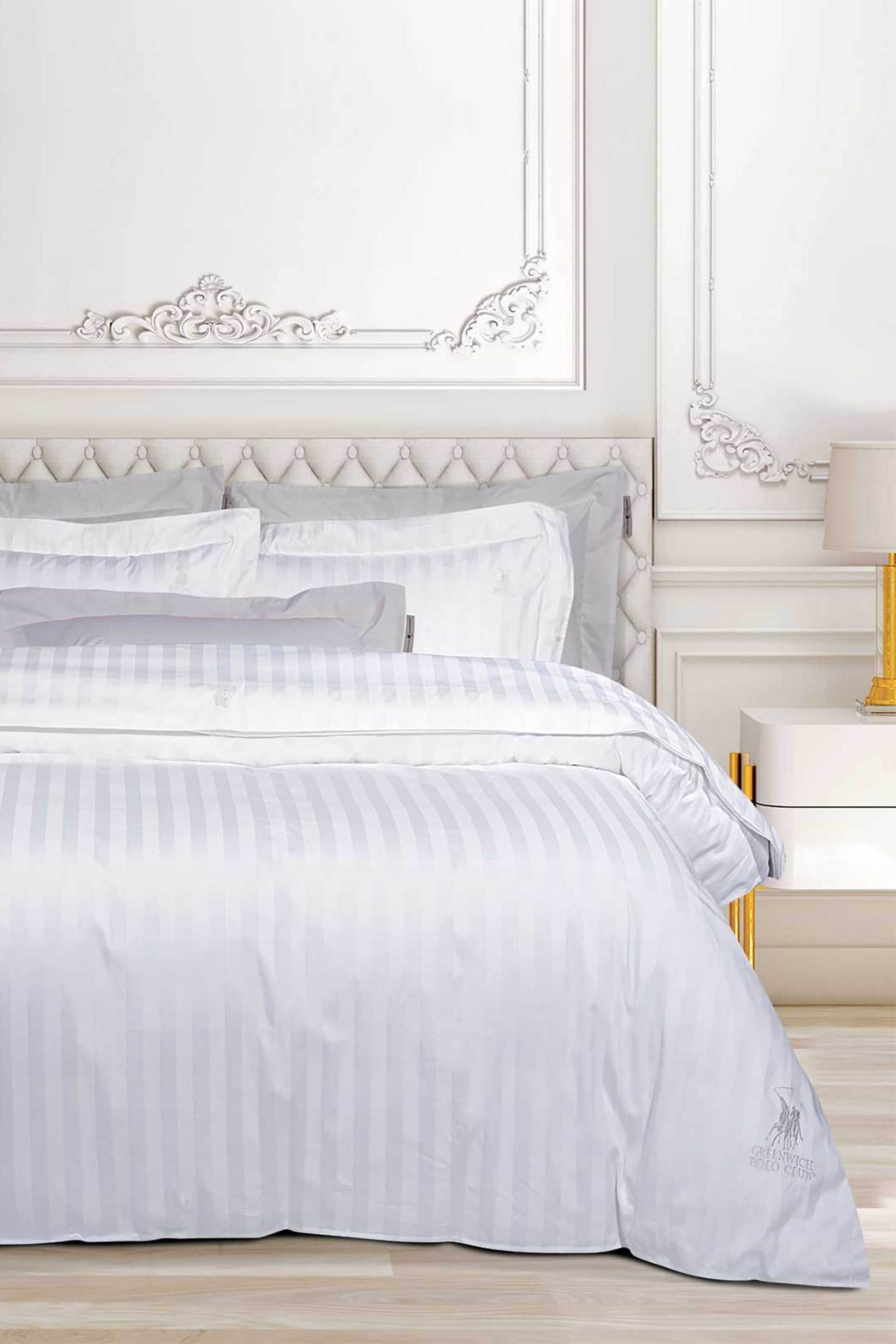 Greenwich Polo Club σετ σεντόνια υπέρδιπλα και μαξιλαροθήκες "2271" (4 τεμάχια) - 202100202271 Λευκό