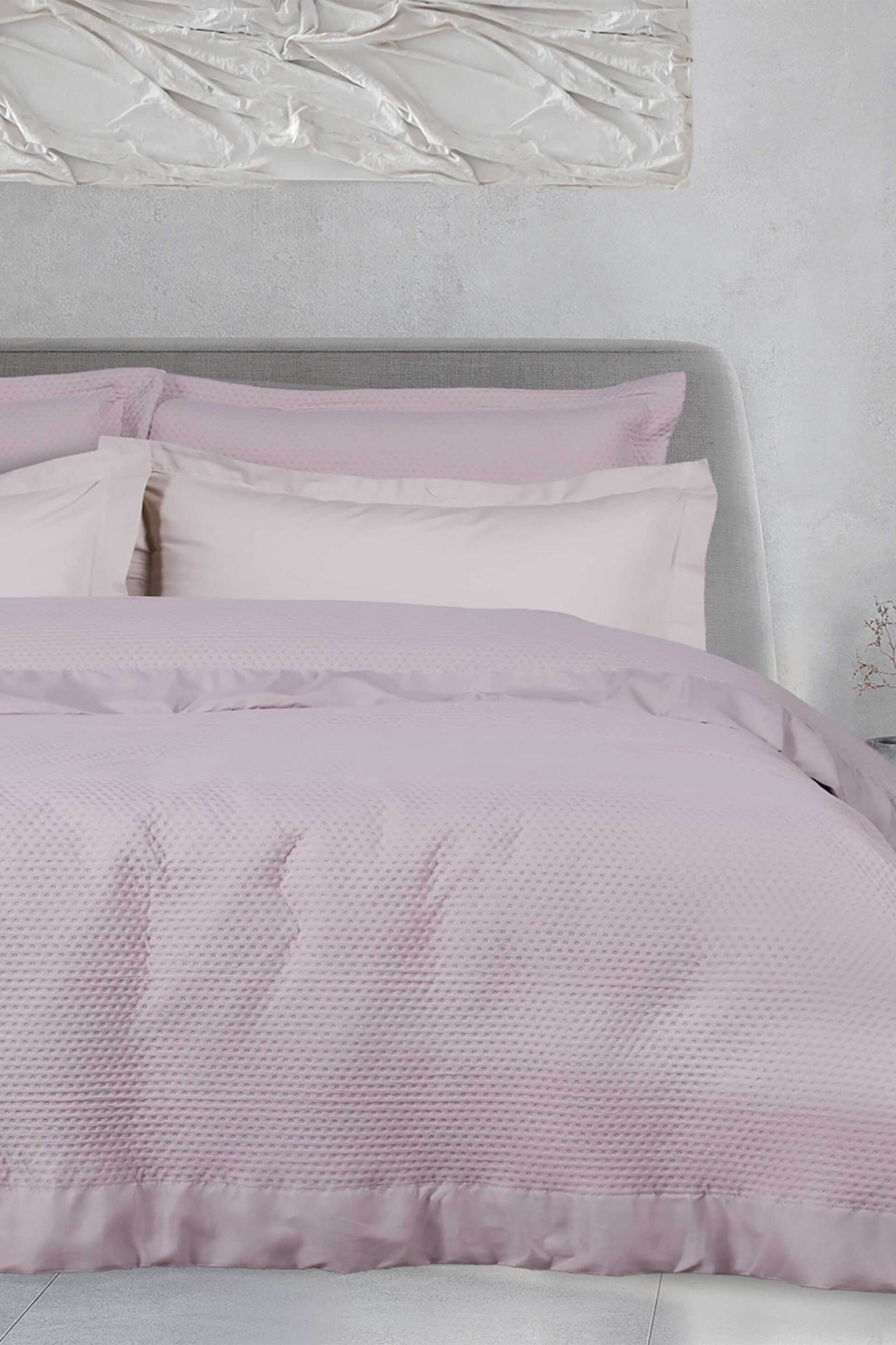 Das Home κουβερλί υπέρδιπλο 220 x 240 cm "9654" - 402080209654 Ροζ Ανοιχτό