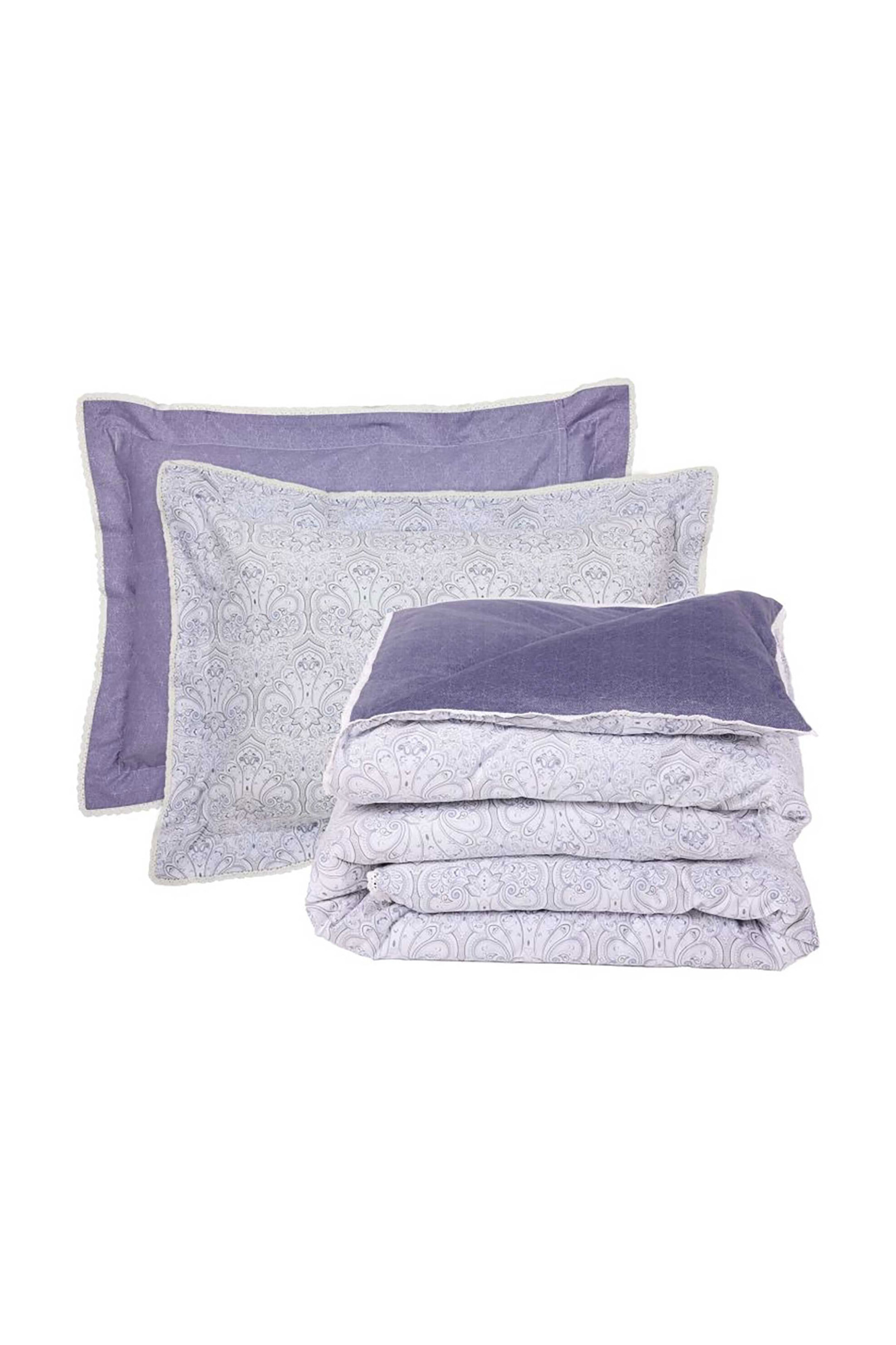 Das Home σετ σεντόνια king size "Prestige 1693" (4 τεμάχια) - 502105201693 Μπλε φωτογραφία